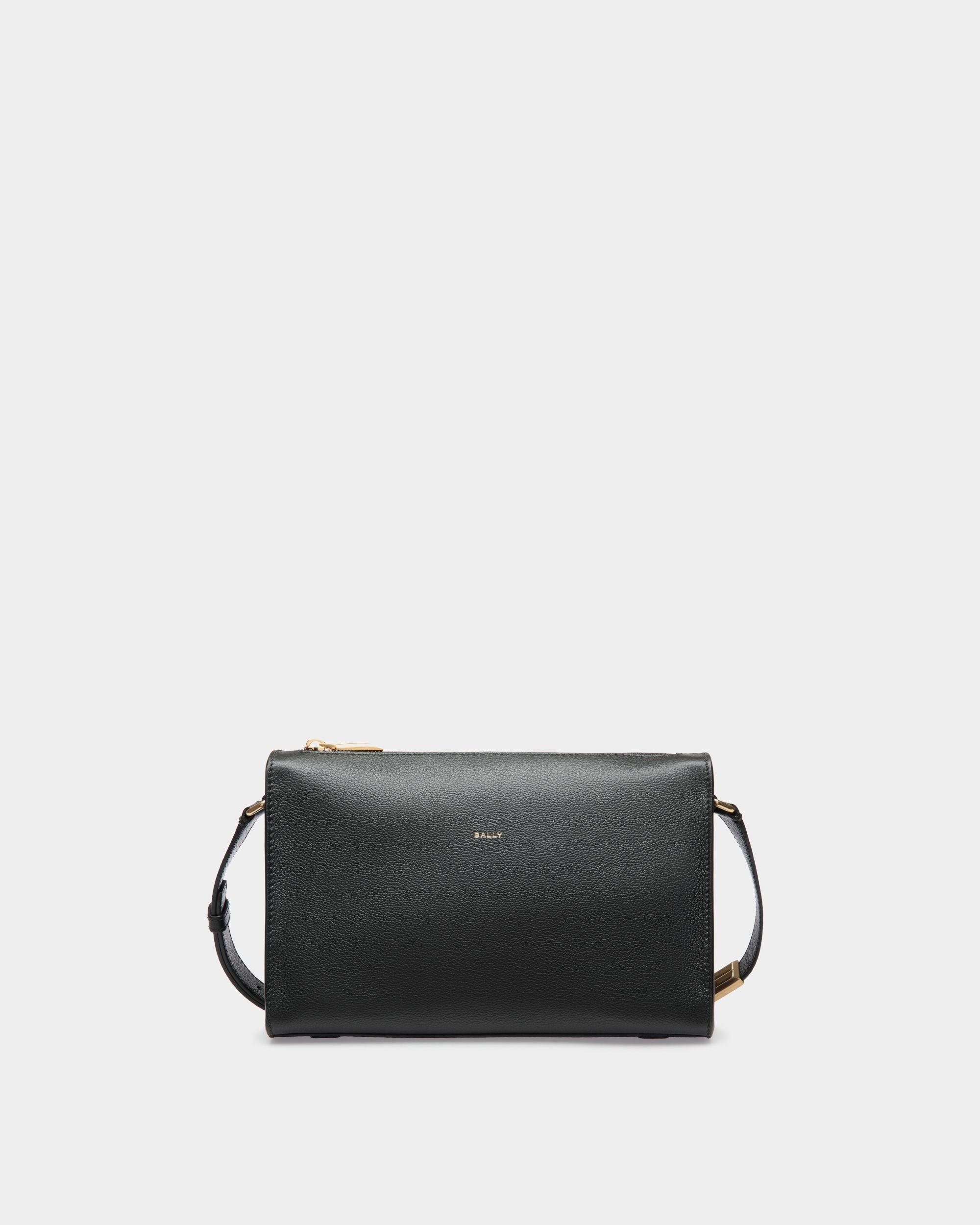 Sac À Bandoulière Arkle En Cuir Noir - Homme - Bally - 01