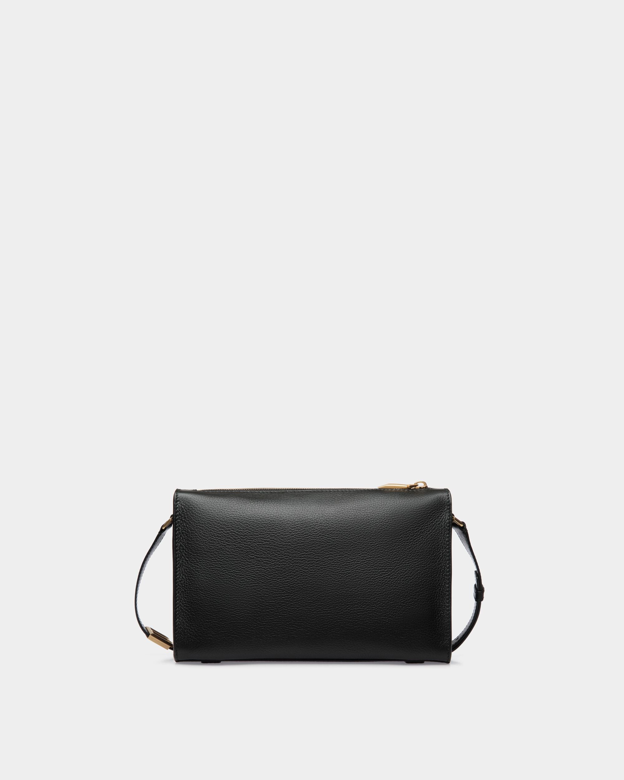 Sac À Bandoulière Arkle En Cuir Noir - Homme - Bally - 02