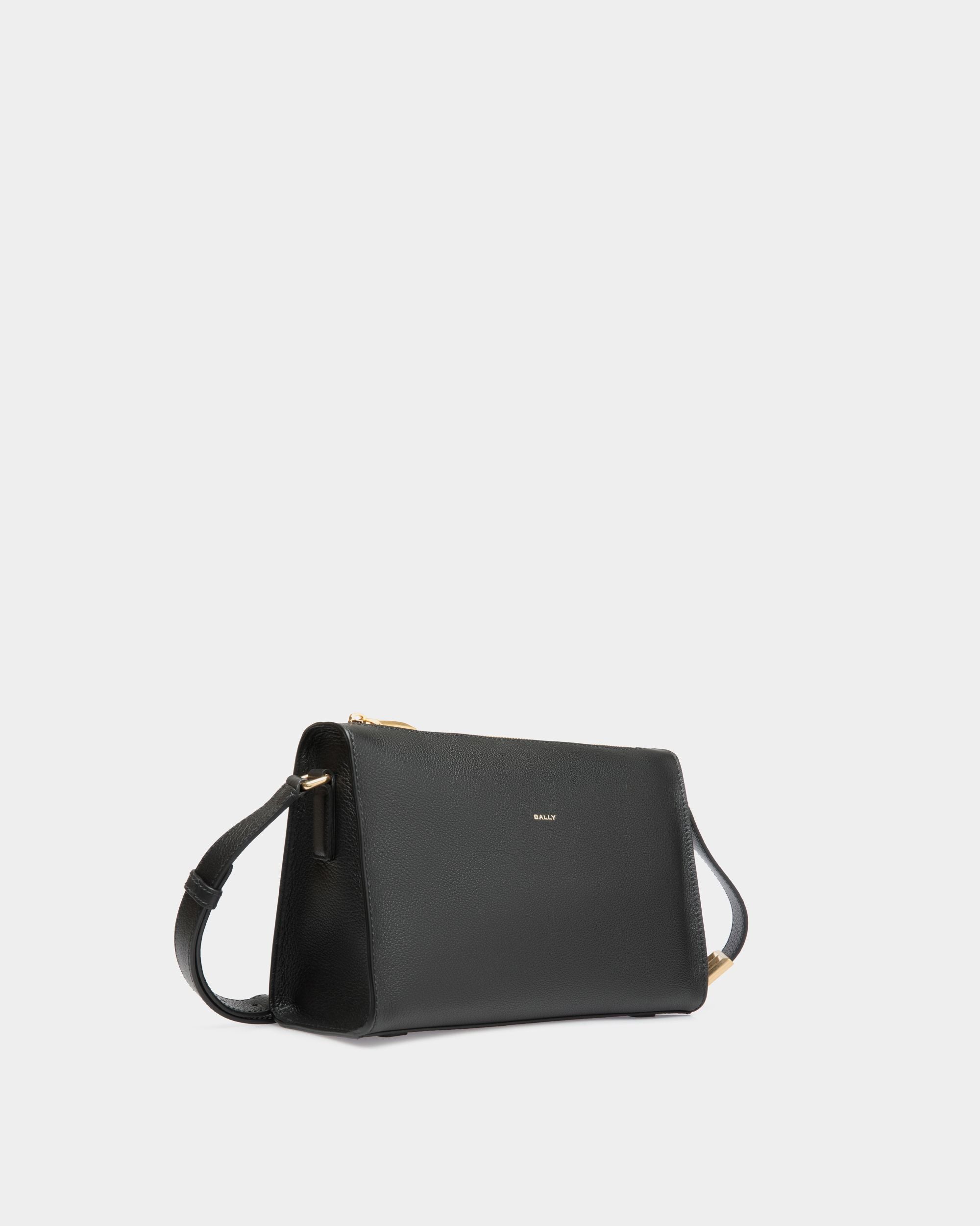 Sac À Bandoulière Arkle En Cuir Noir - Homme - Bally - 03
