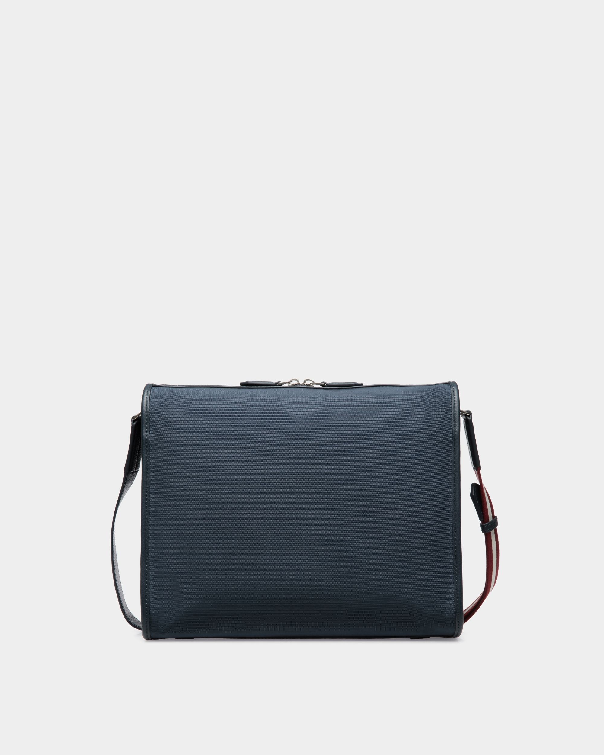 Sac À Bandoulière Code En Nylon Navy Blue - Homme - Bally - 02