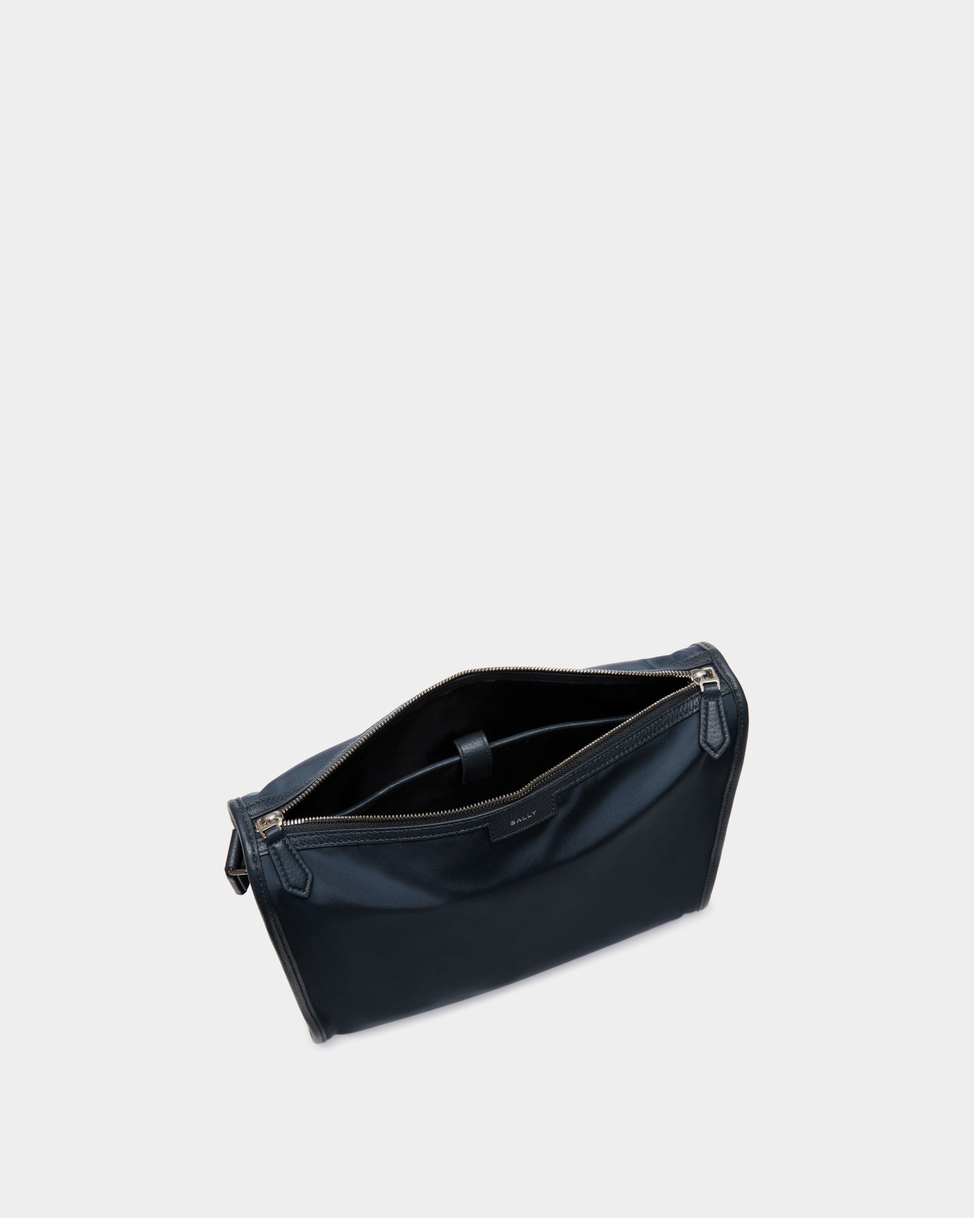 Sac À Bandoulière Code En Nylon Navy Blue - Homme - Bally - 04