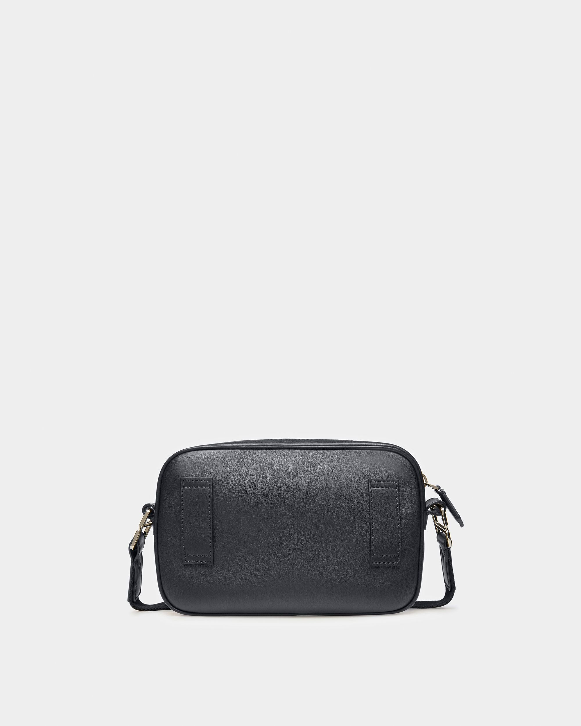 Hal Sac À Bandoulière En Cuir Bleu Nuit Et Bleu Clair - Homme - Bally - 03