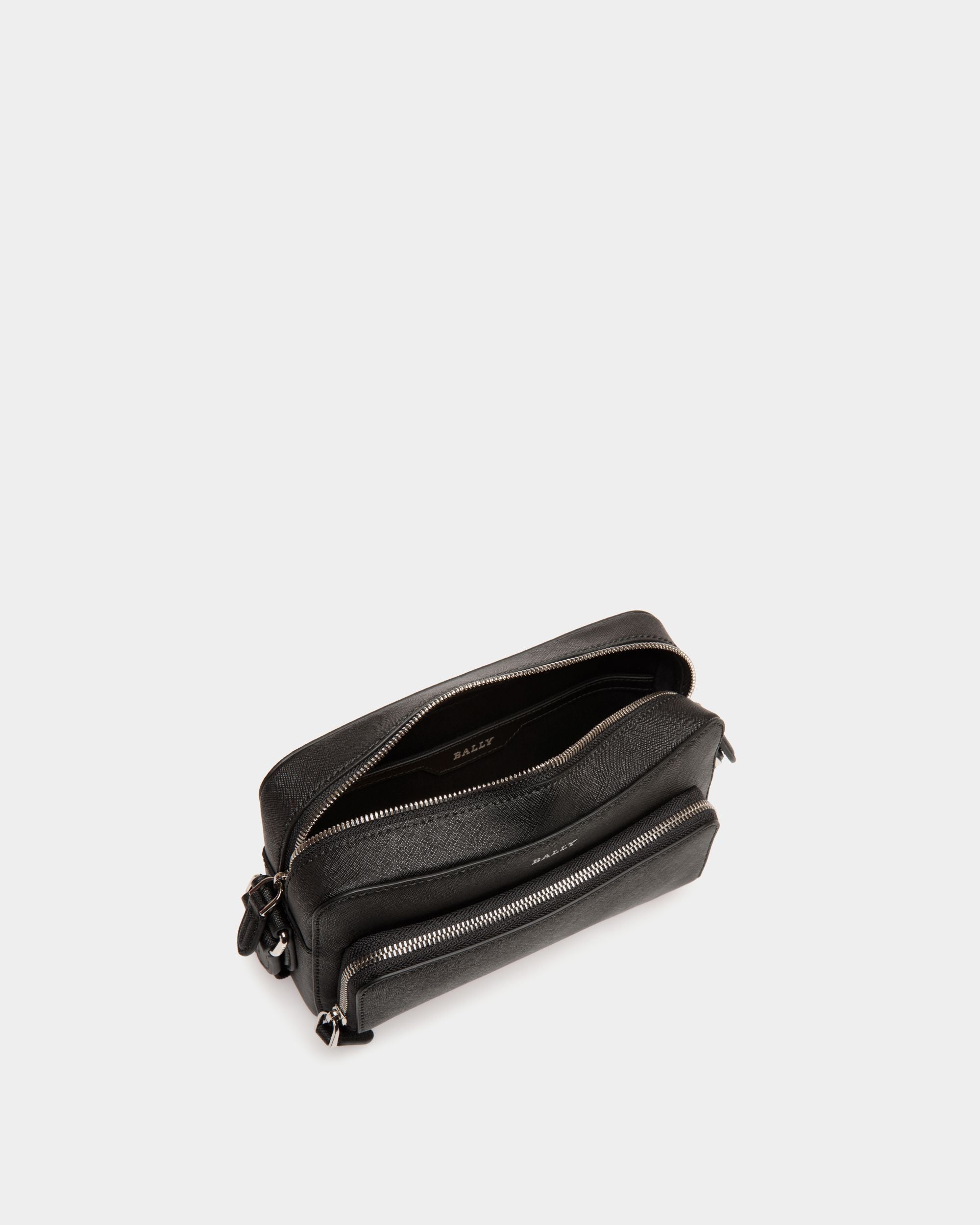 Cross Body In Black Bovine Split - Homme - Bally - 04