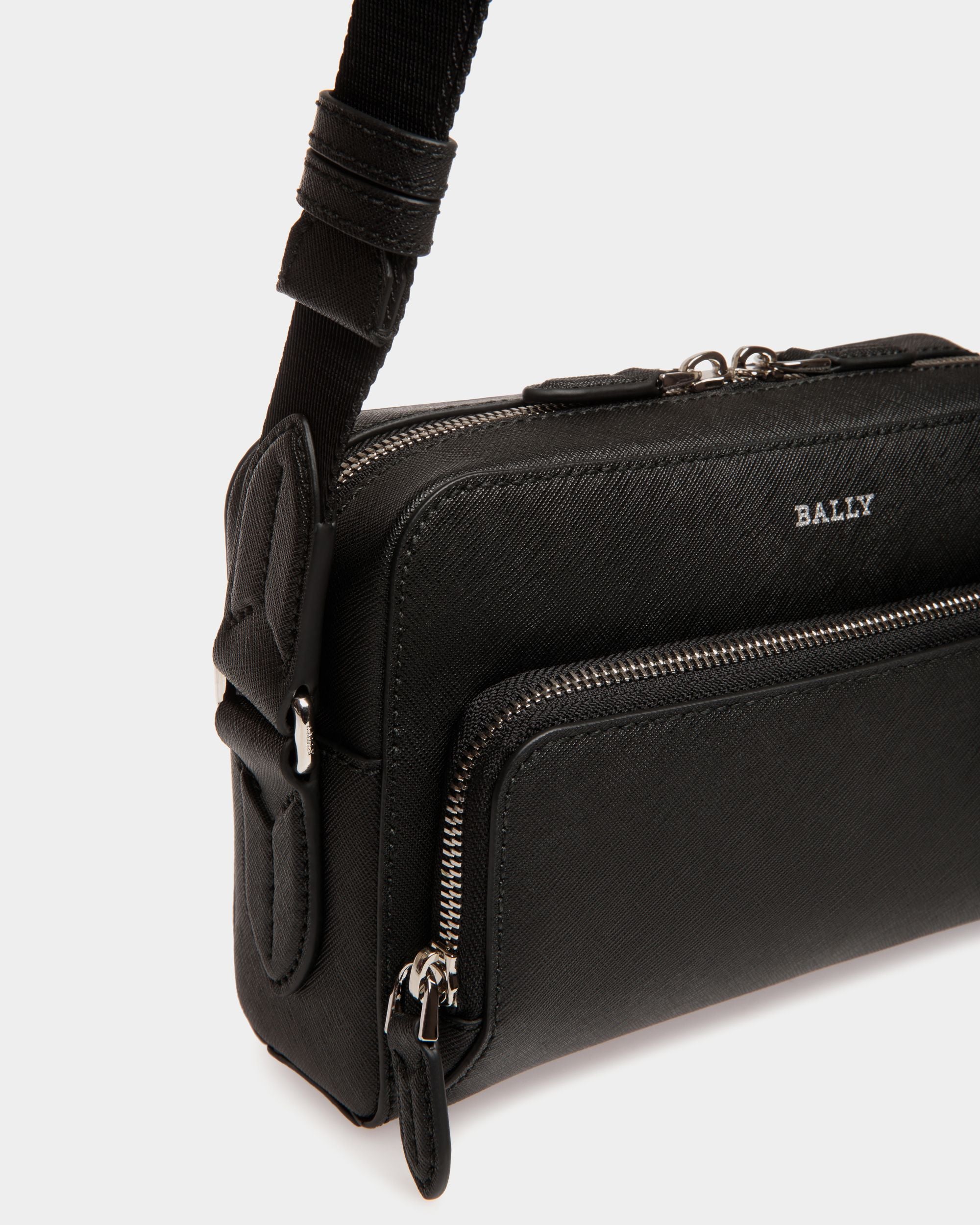 Cross Body In Black Bovine Split - Homme - Bally - 05