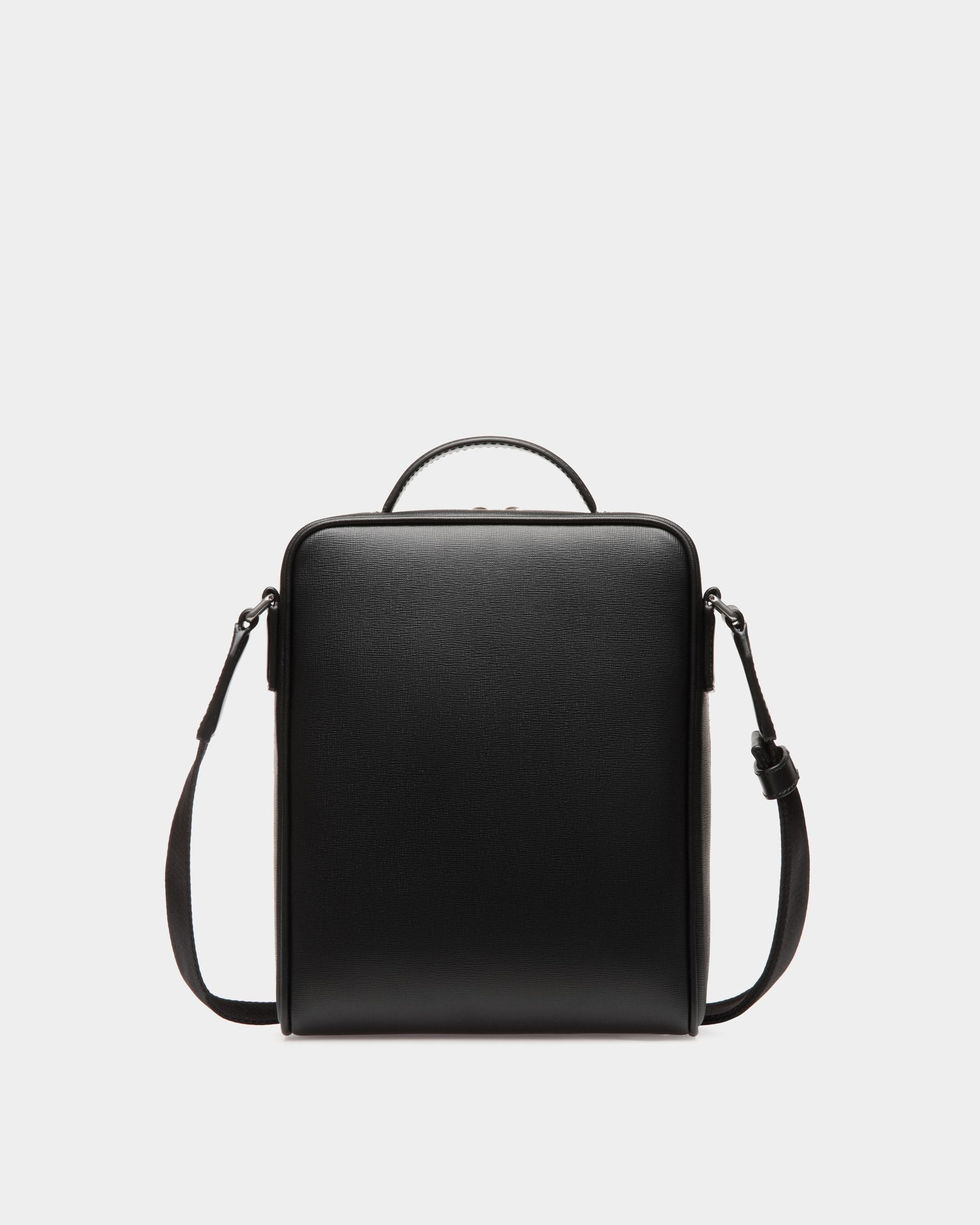 Sac À Bandoulière Mythos En Cuir Recyclé Noir - Homme - Bally - 02