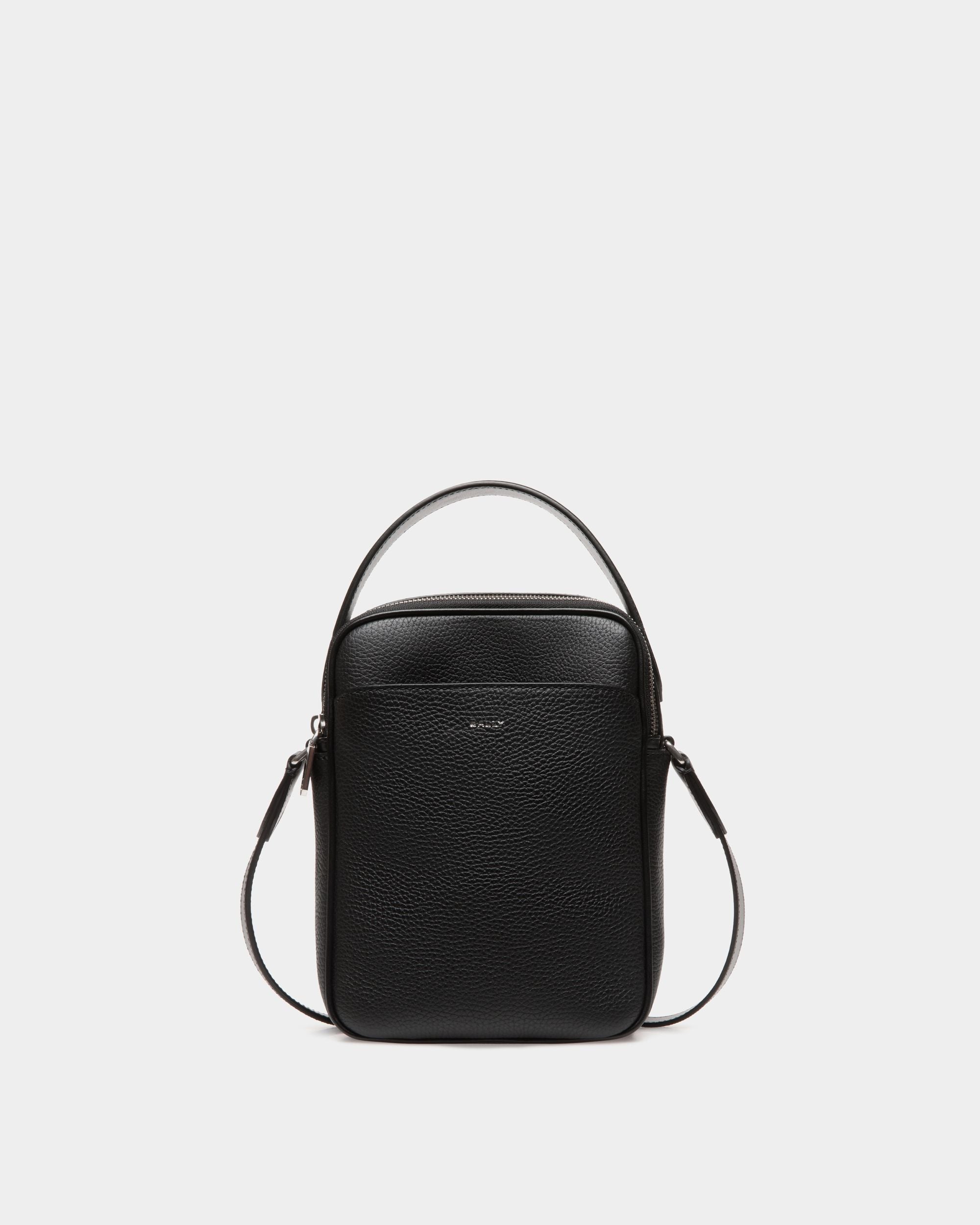 Sac À Bandoulière Oeden En Cuir Noir - Homme - Bally - 01