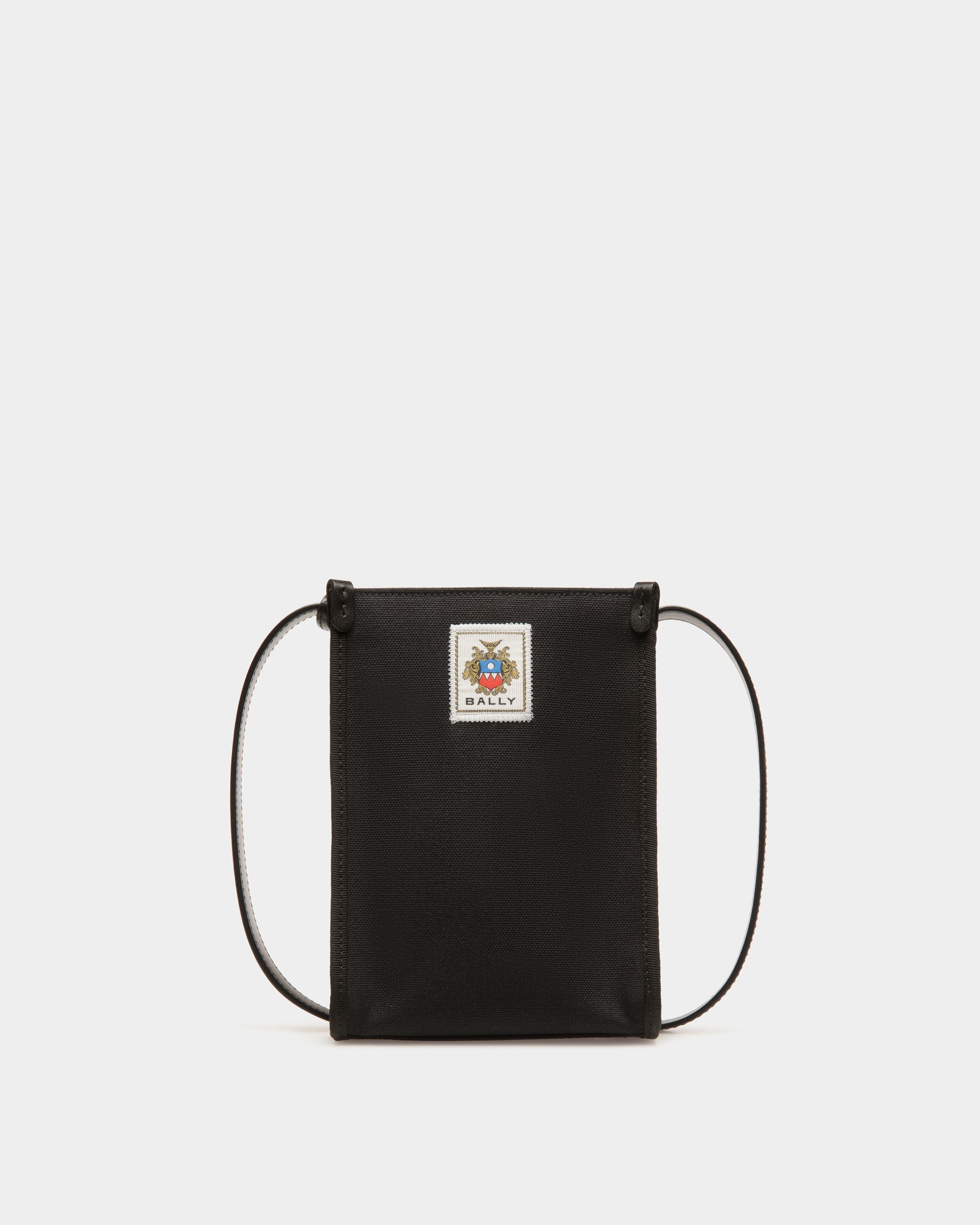 Sac À Bandoulière Easy Bally En Toile De Coton Noire - Homme - Bally - 01