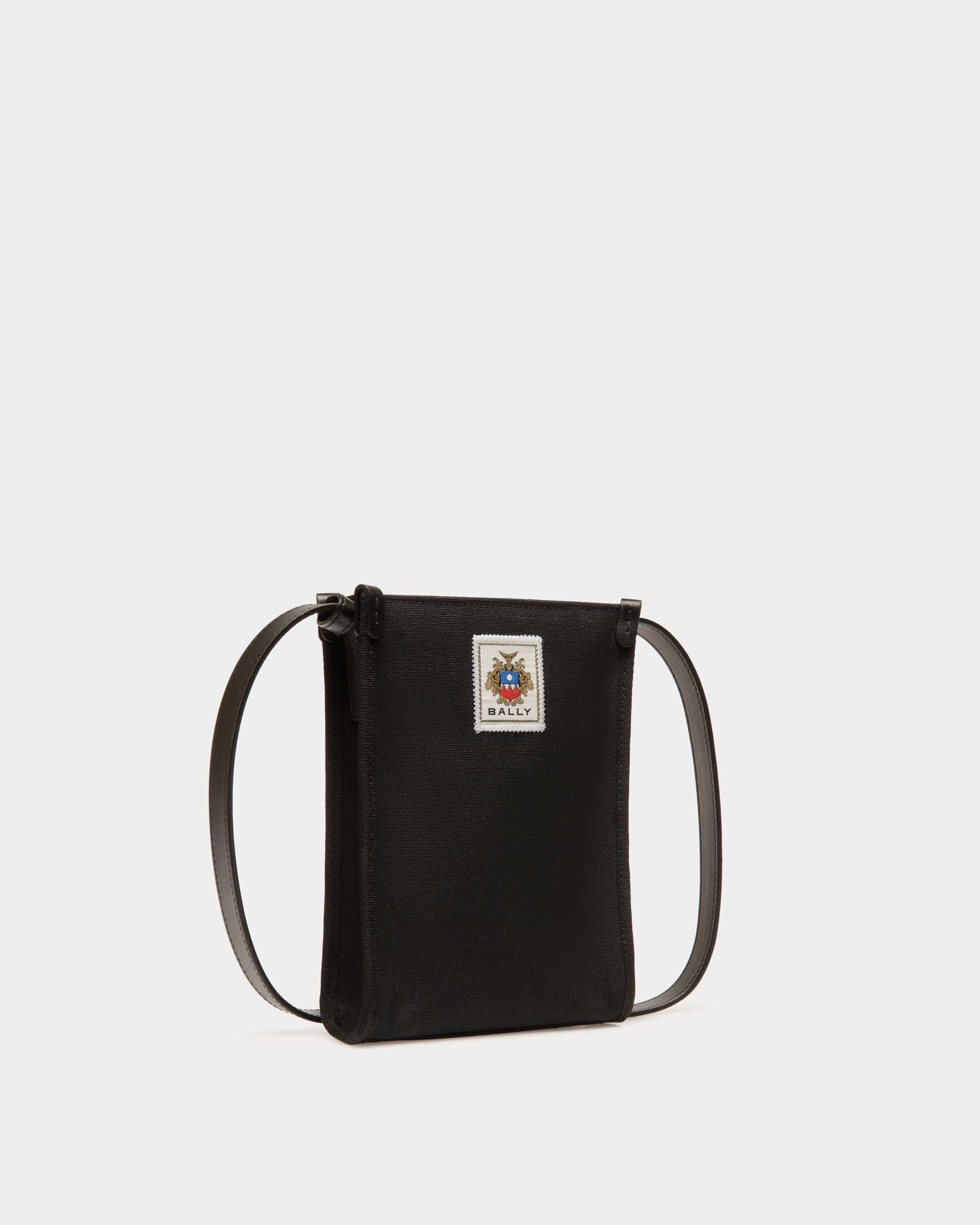 Sac À Bandoulière Easy Bally En Toile De Coton Noire - Homme - Bally - 03