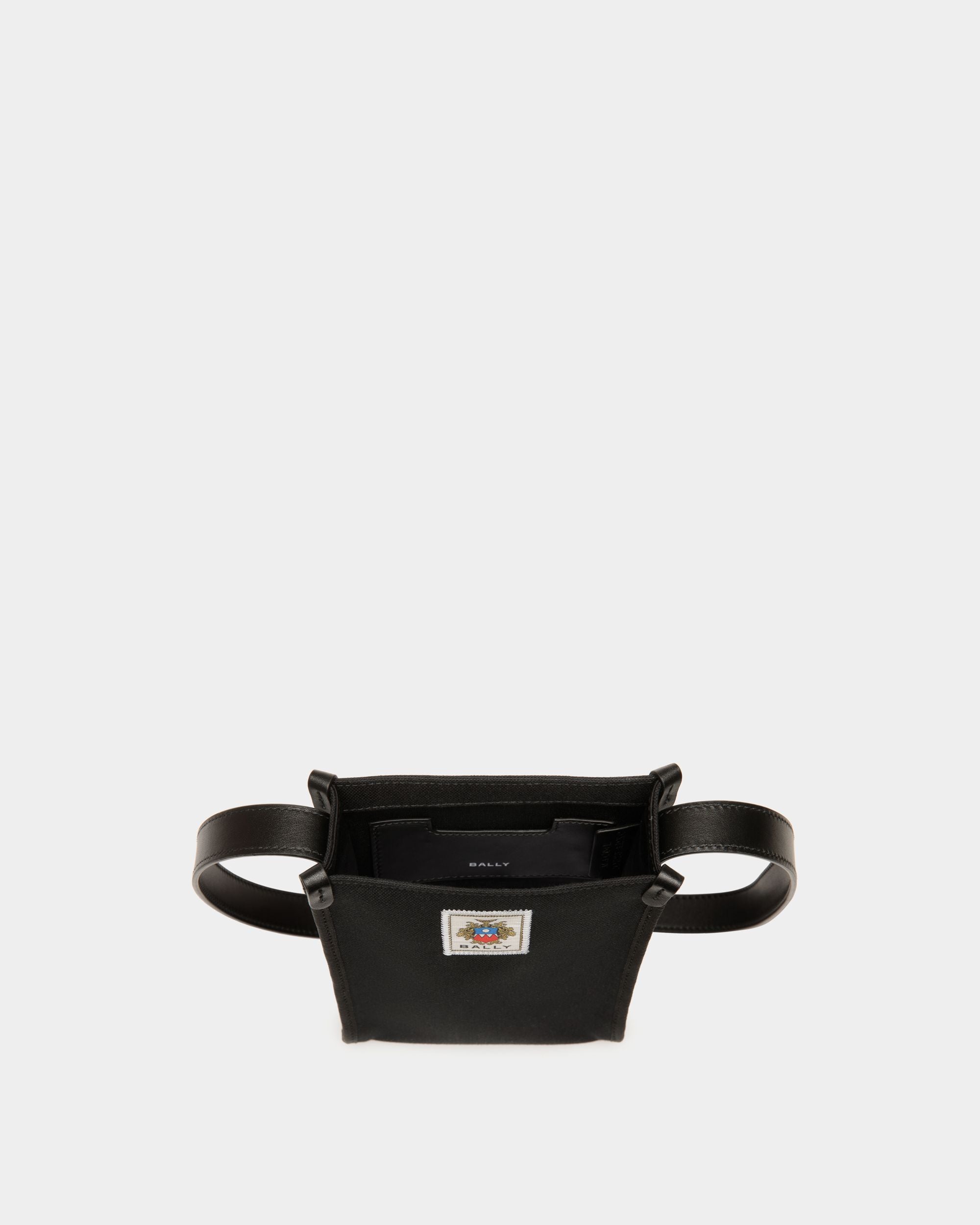 Sac À Bandoulière Easy Bally En Toile De Coton Noire - Homme - Bally - 04