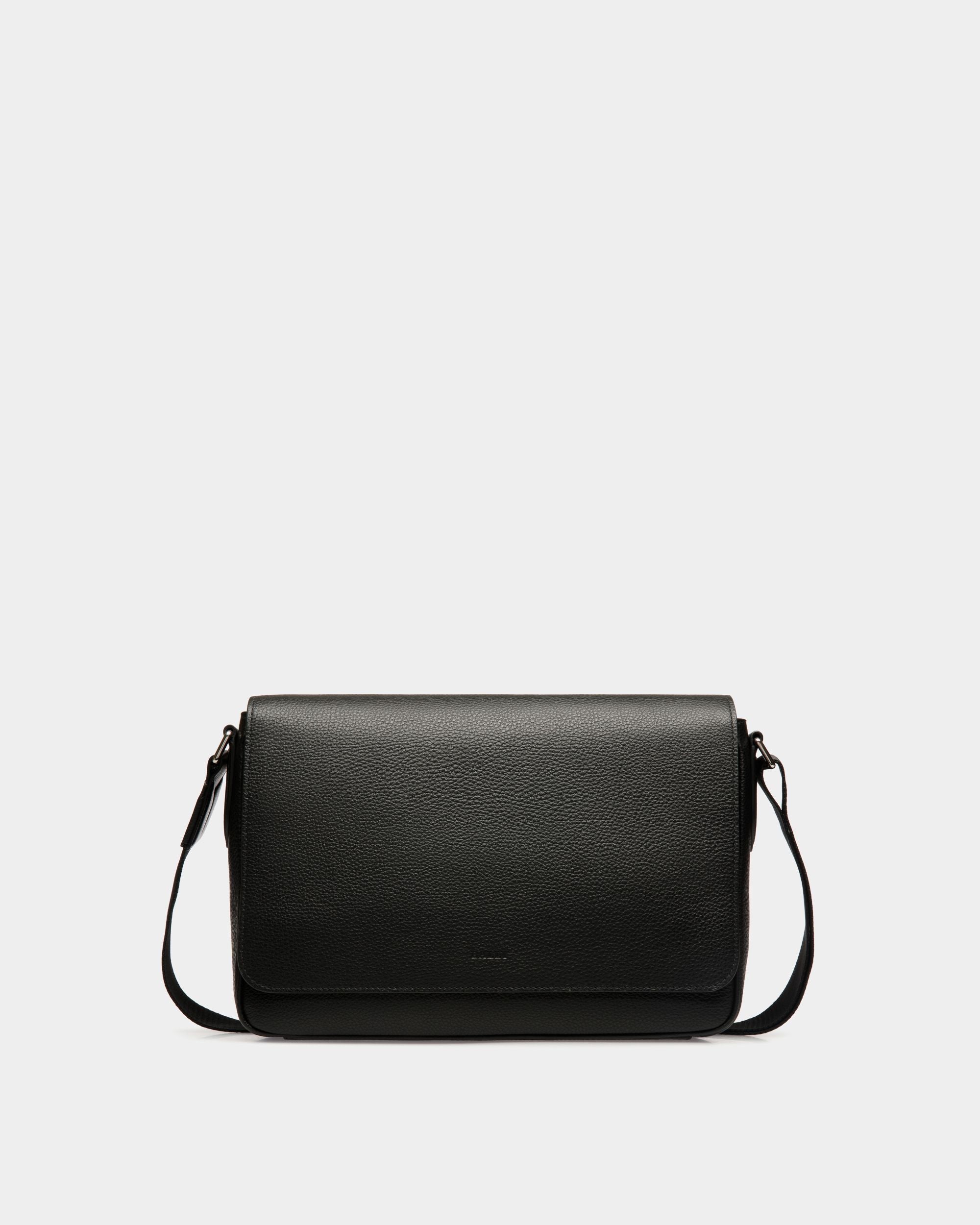 Shoulder Bag In Black Leather - Homme - Bally - 01