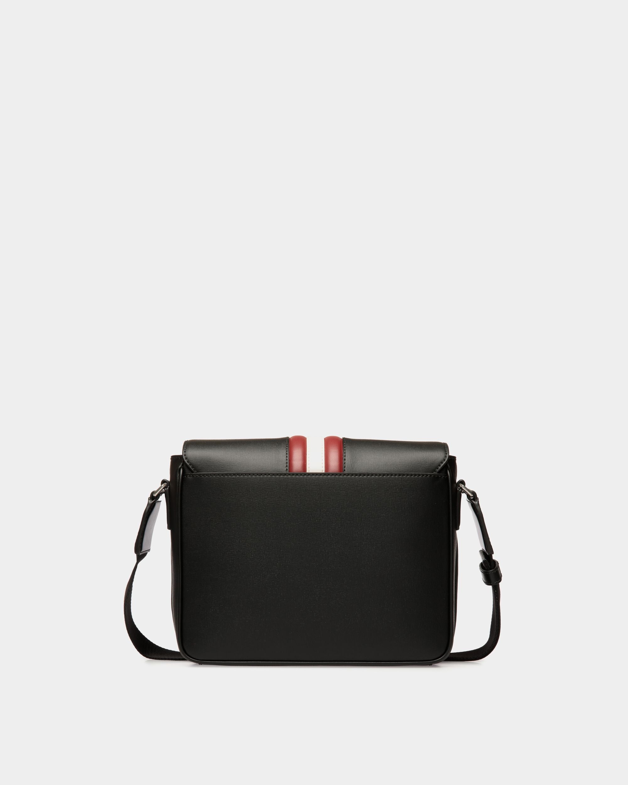 Sac À Bandoulière Mythos En Cuir Recyclé Noir - Homme - Bally - 03