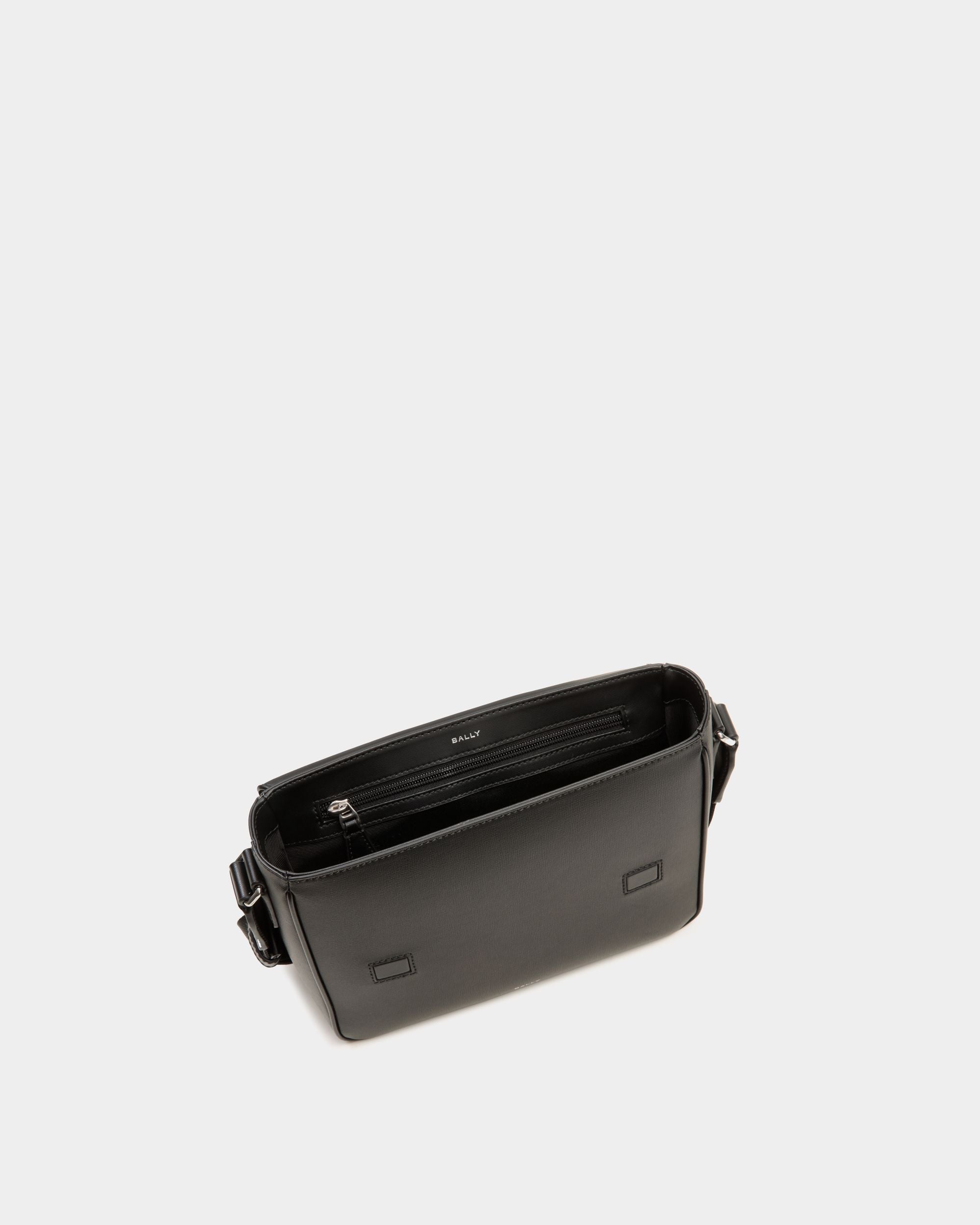 Sac À Bandoulière Mythos En Cuir Recyclé Noir - Homme - Bally - 05