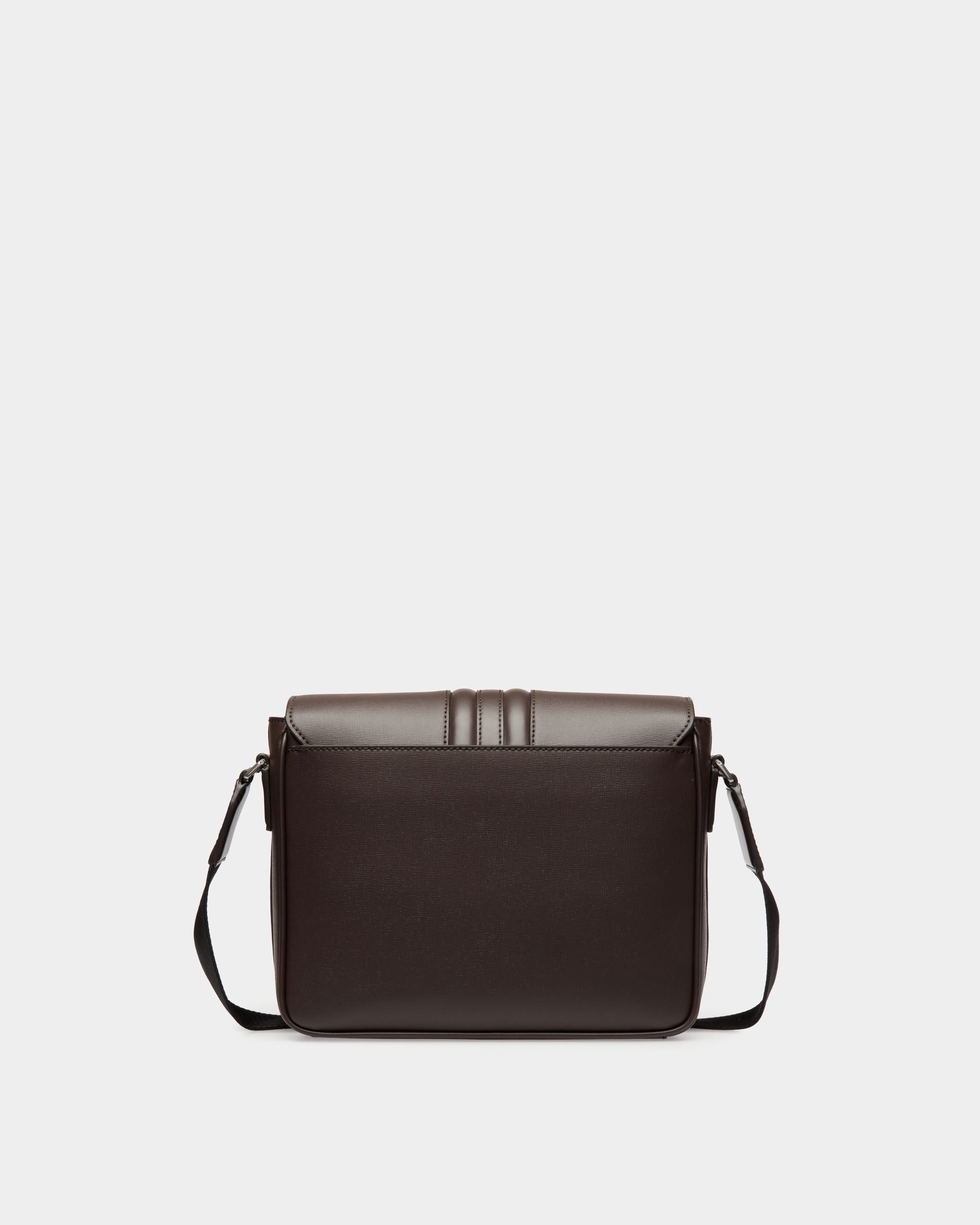 Sac À Bandoulière Mythos En Cuir Recyclé Ebano - Homme - Bally - 02