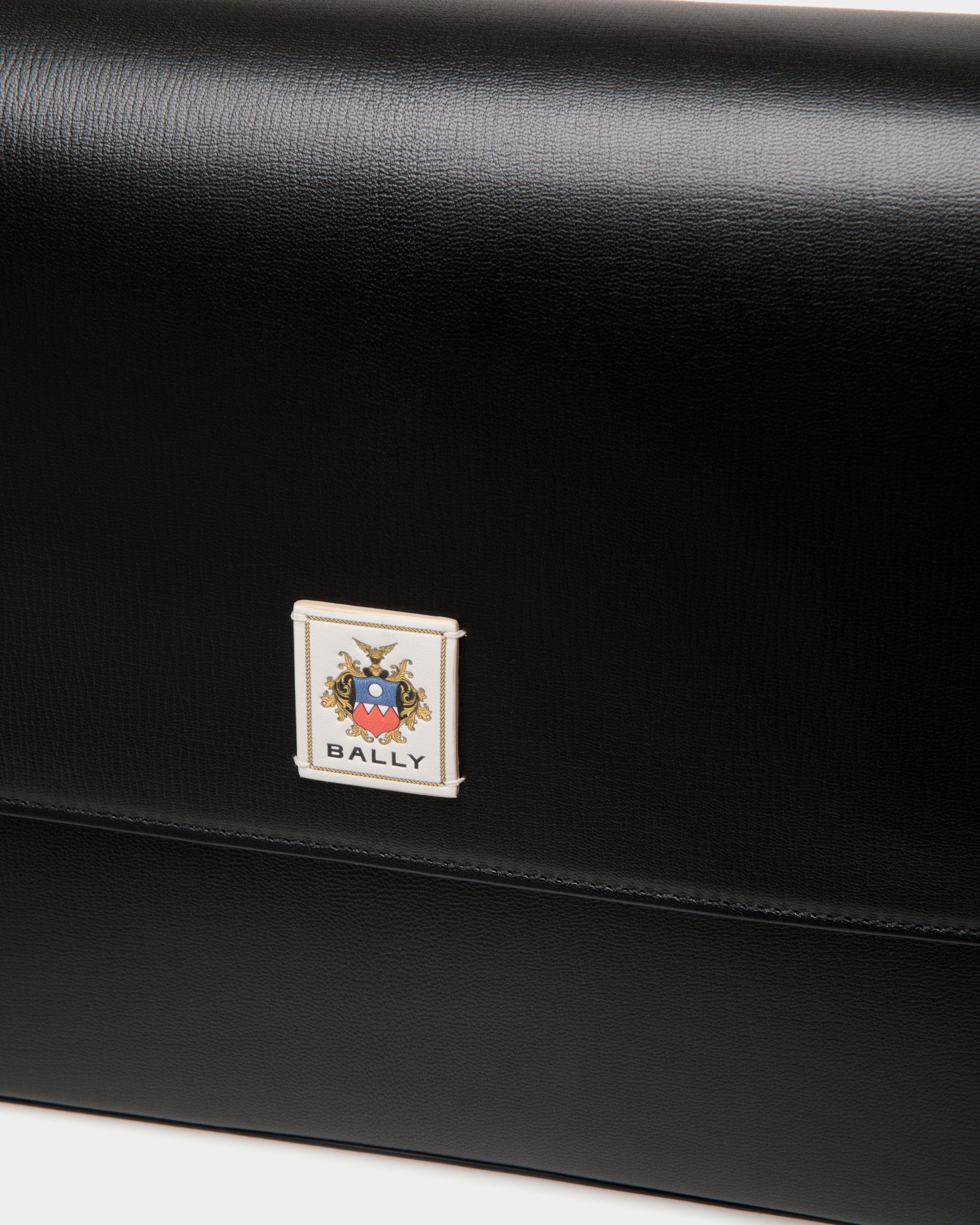 Easy Bally Messenger Bag In Black Leather - Homme - Bally - 05