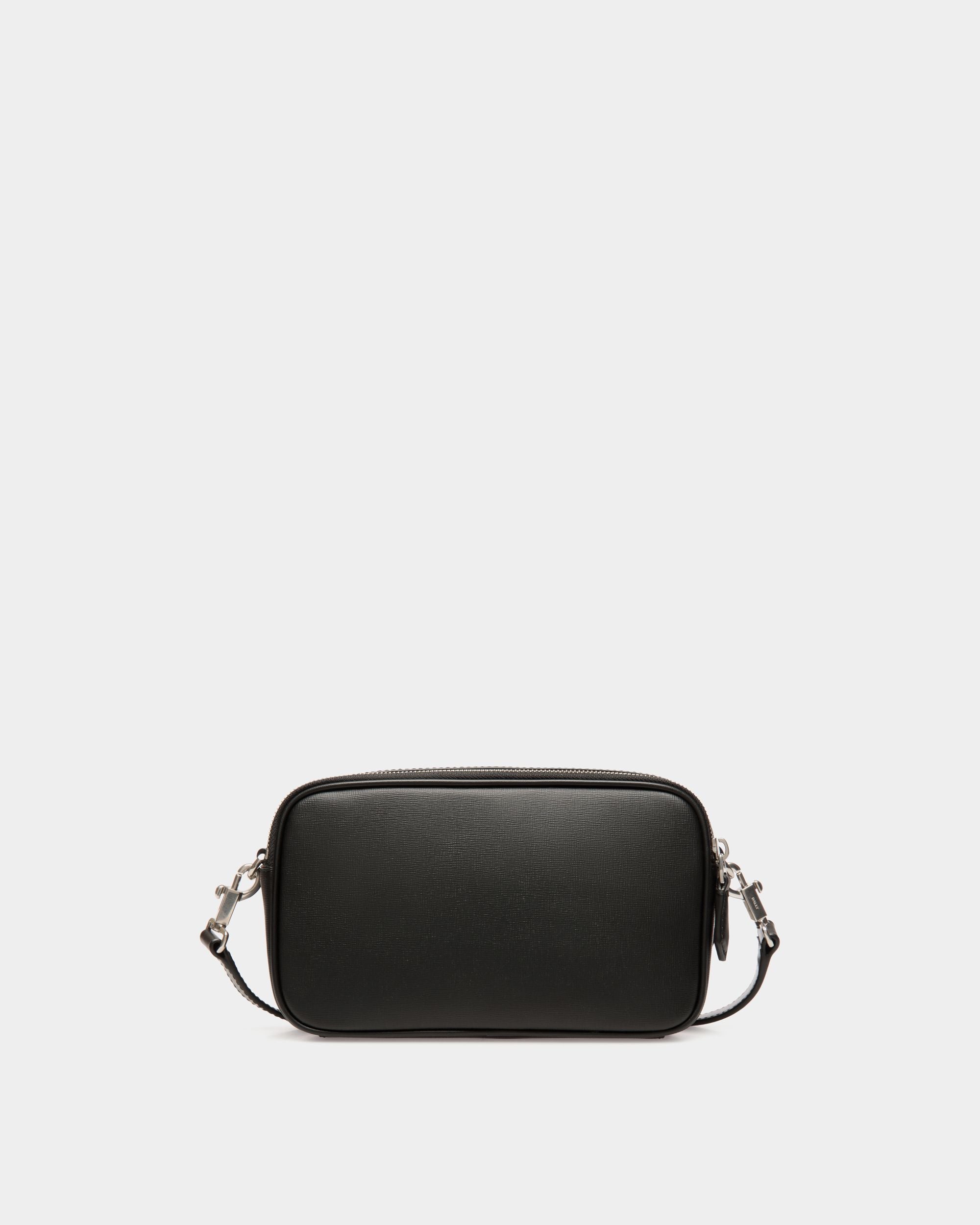 Sac À Bandoulière Mythos En Cuir Recyclé Noir - Homme - Bally - 03