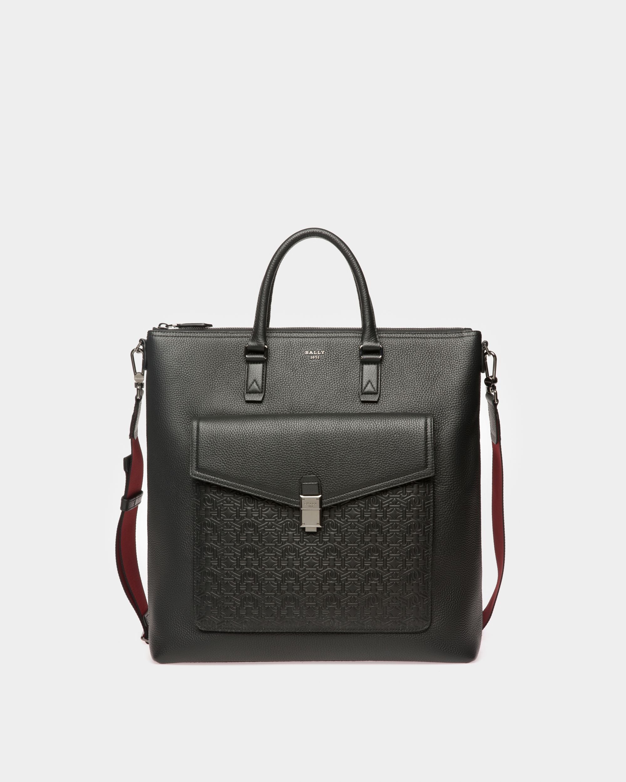 Bickie Cabas En Cuir Noir - Homme - Bally - 01