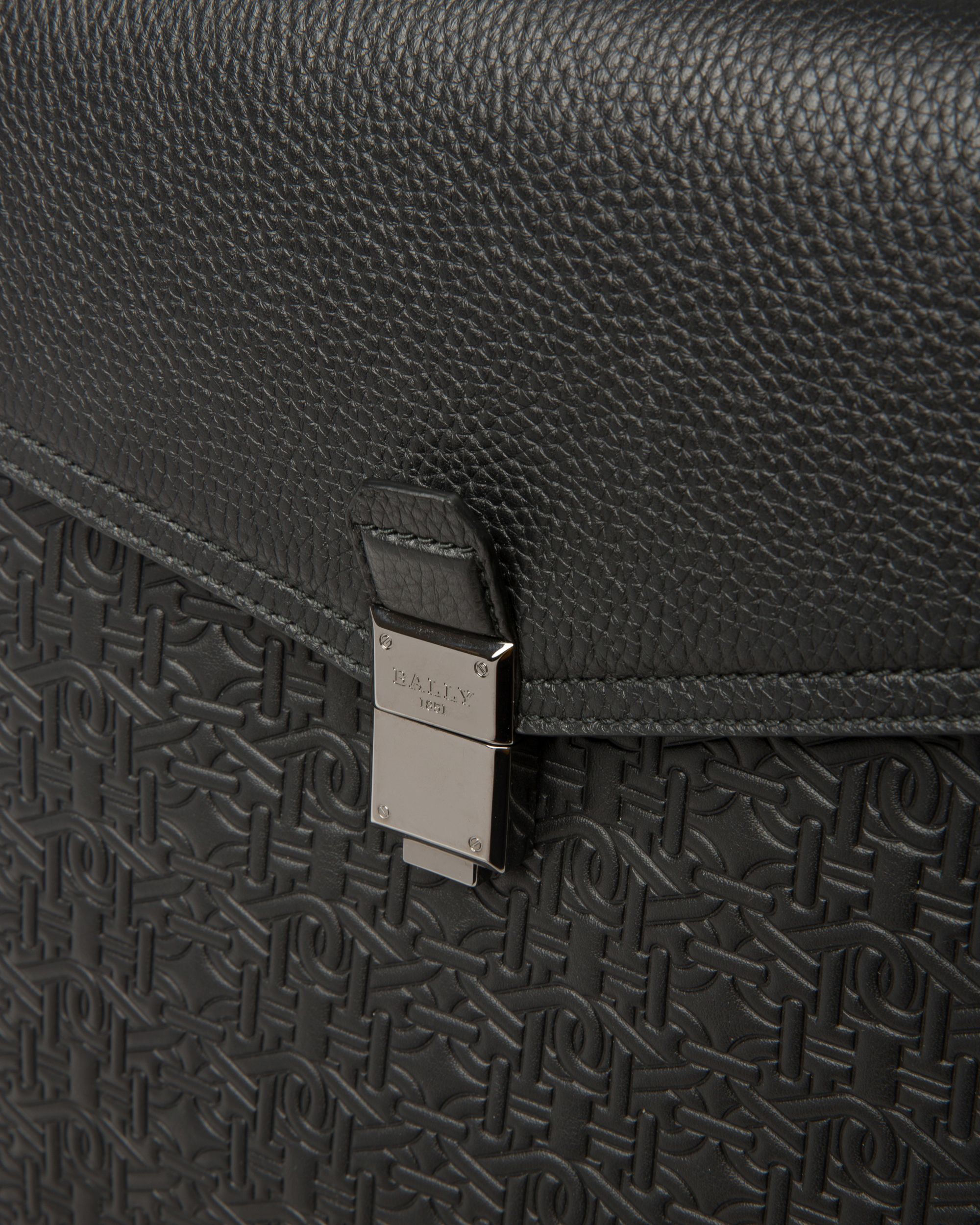 Bickie Cabas En Cuir Noir - Homme - Bally - 04
