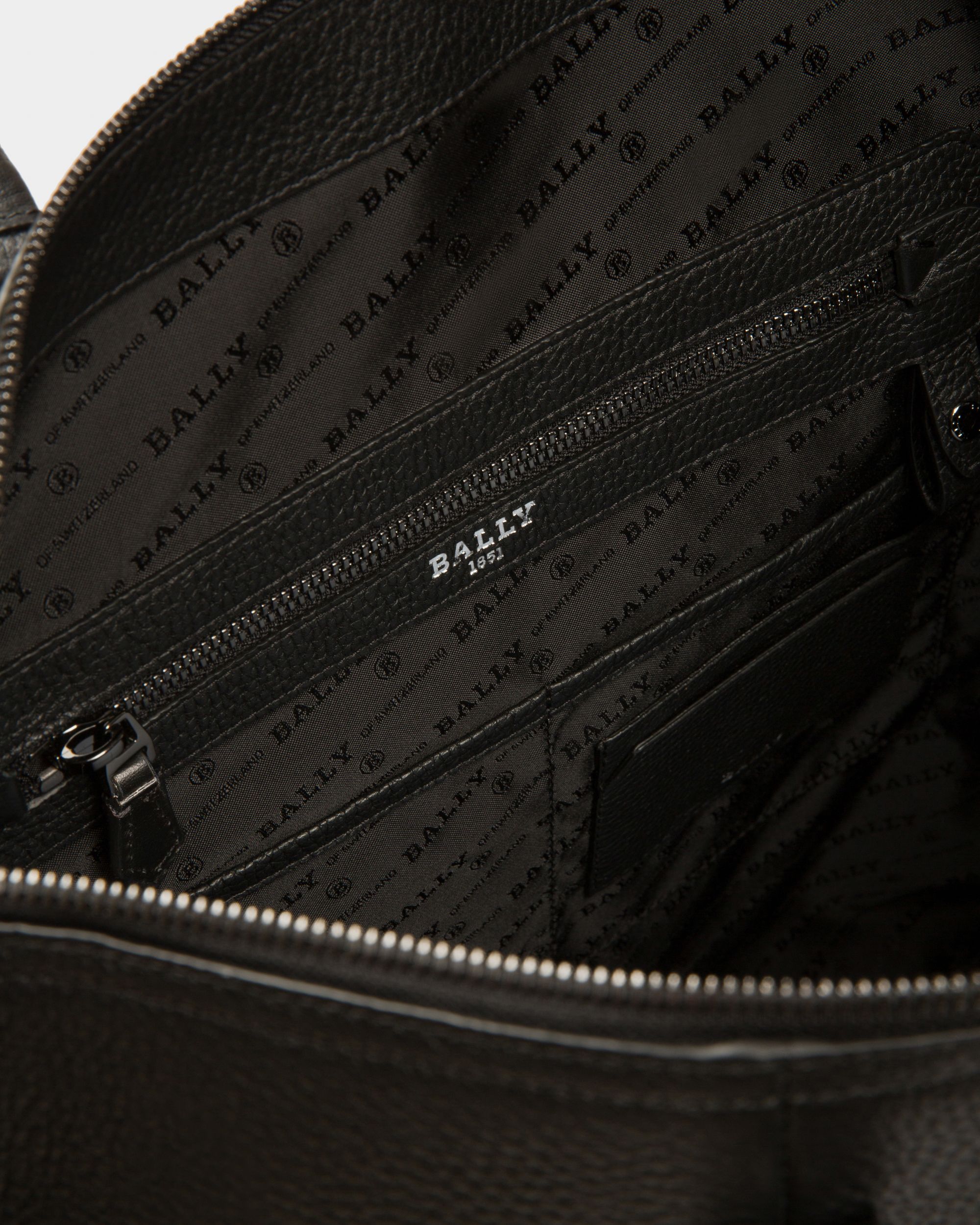 Bickie Cabas En Cuir Noir - Homme - Bally - 05