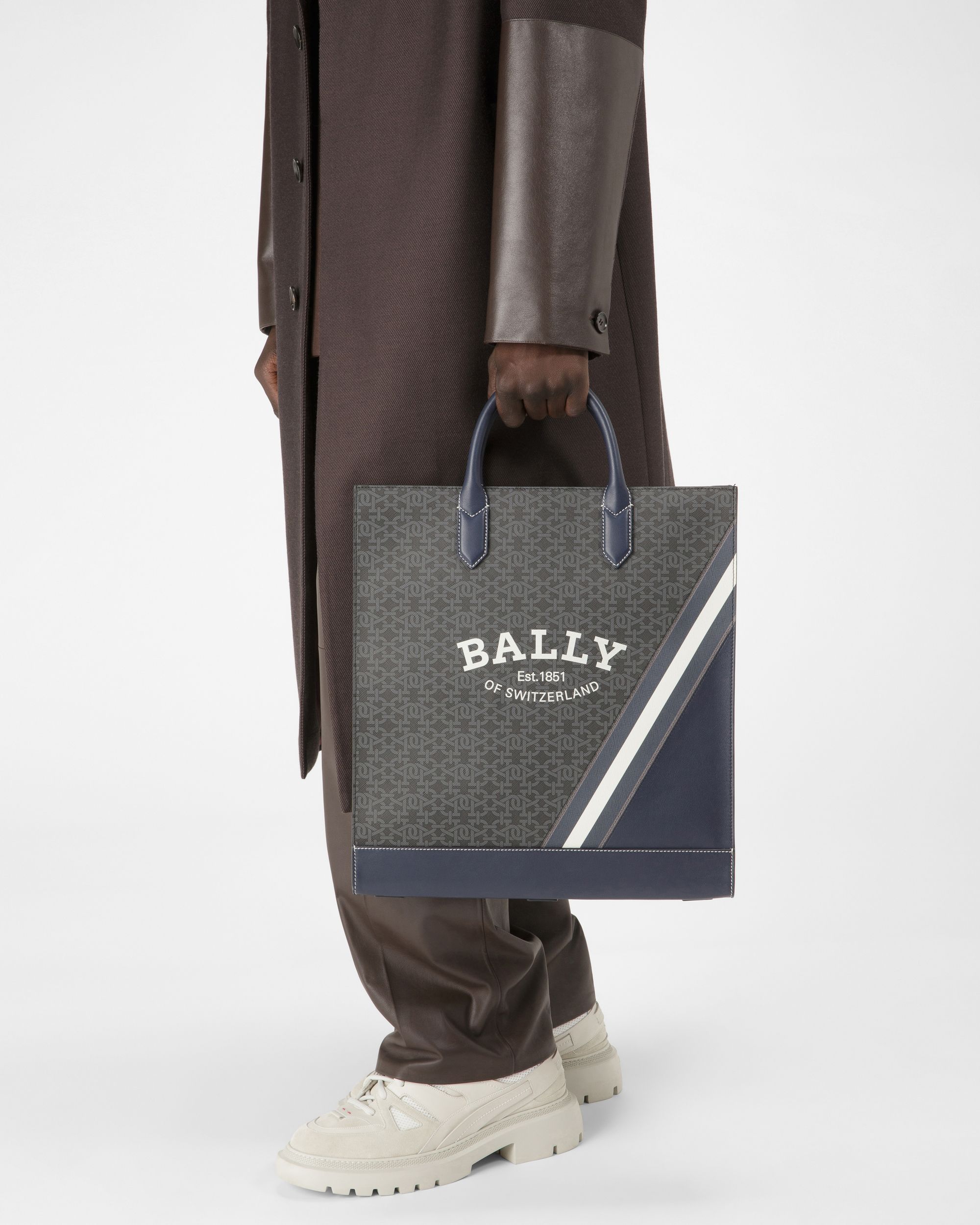 Celmas Fourre-Tout En Tpu Gris - Homme - Bally - 02
