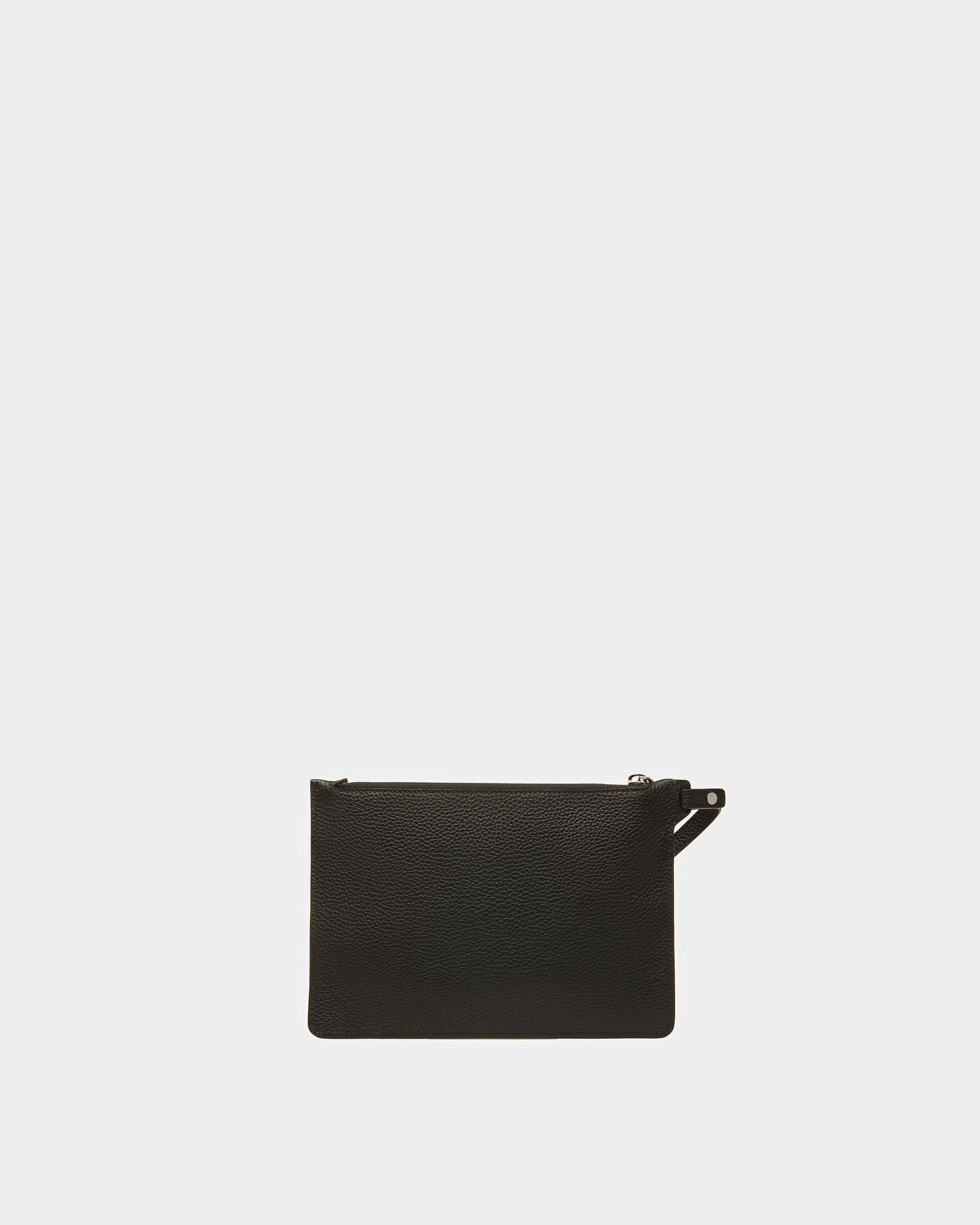 Havid Cabas En Cuir Noir Et Palladium - Homme - Bally - 07