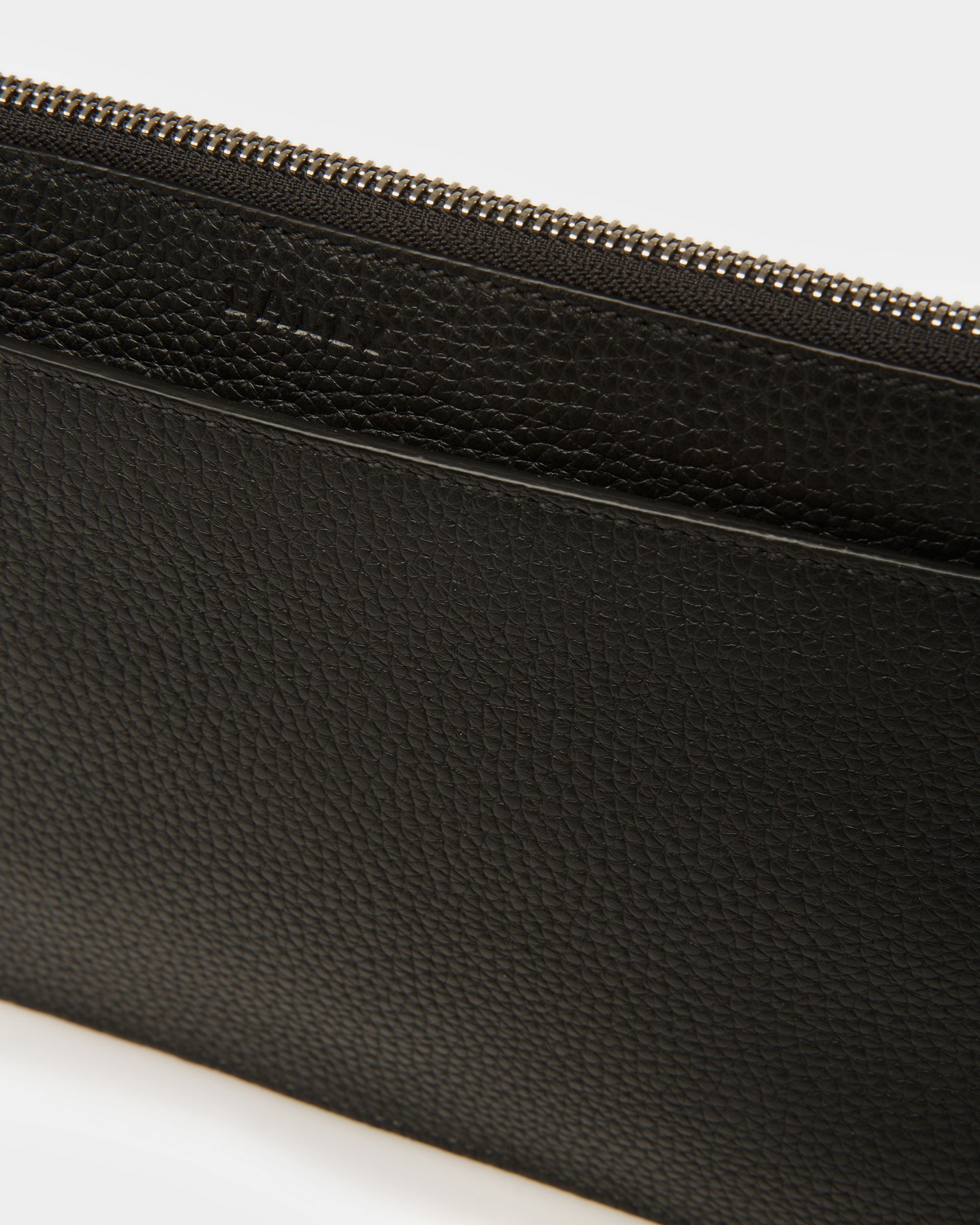 Havid Cabas En Cuir Noir Et Palladium - Homme - Bally - 08