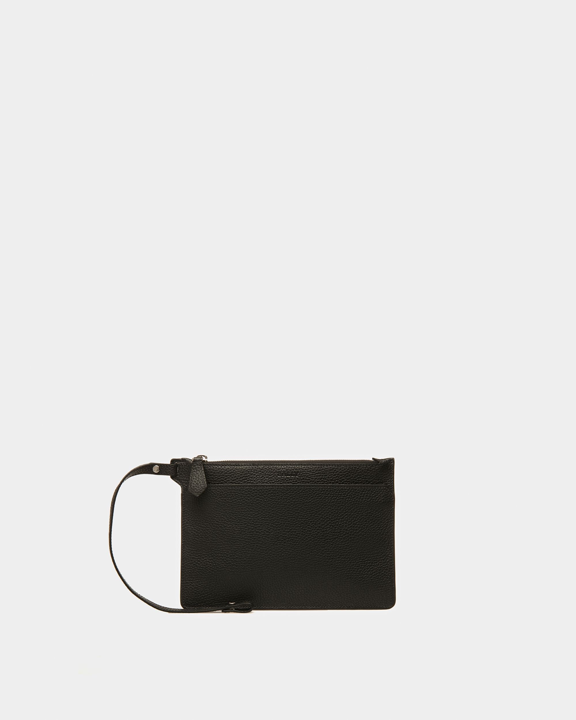 Havid Cabas En Cuir Noir Et Palladium - Homme - Bally - 09