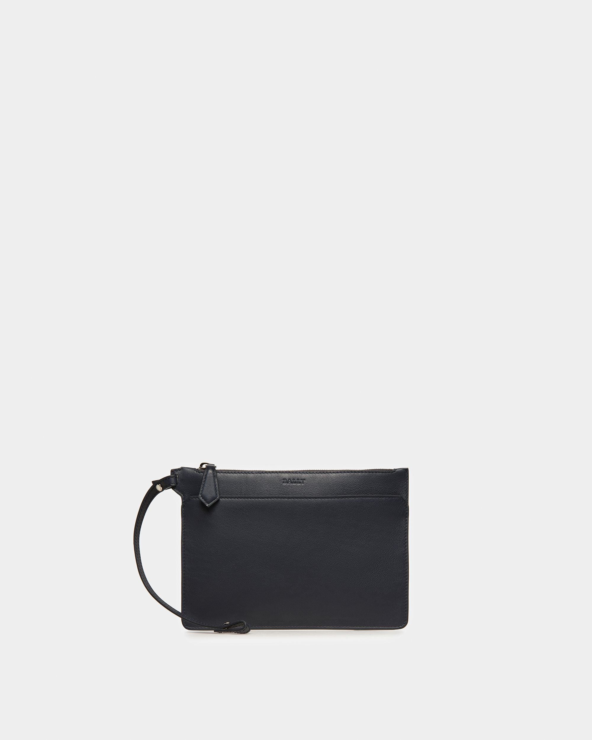 Havid Sac Fourre-Tout En Cuir Bleu Nuit Et Bleu Clair - Homme - Bally - 07