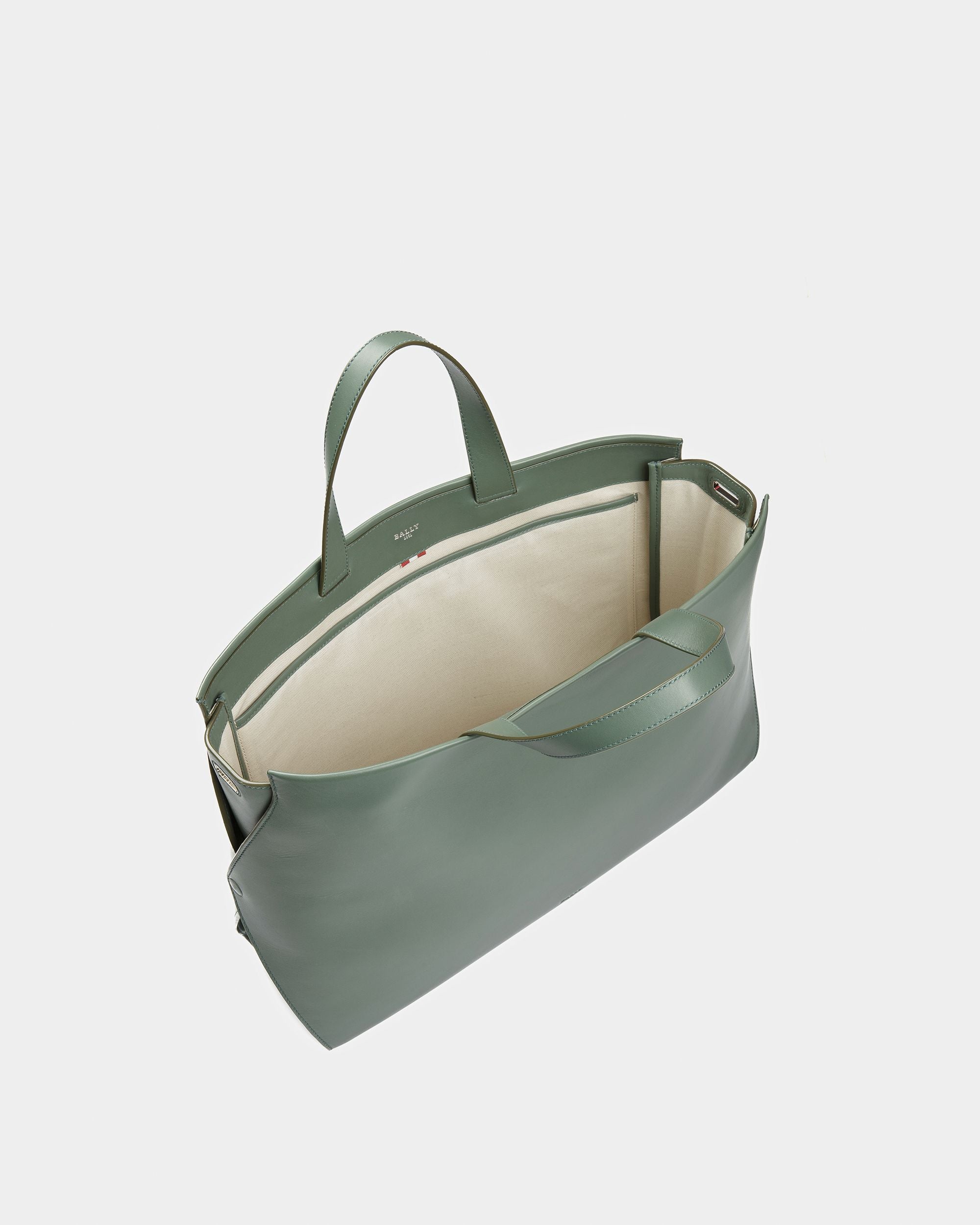 Arbona Sac Fourre-Tout En Cuir Sauge - Homme - Bally - 05