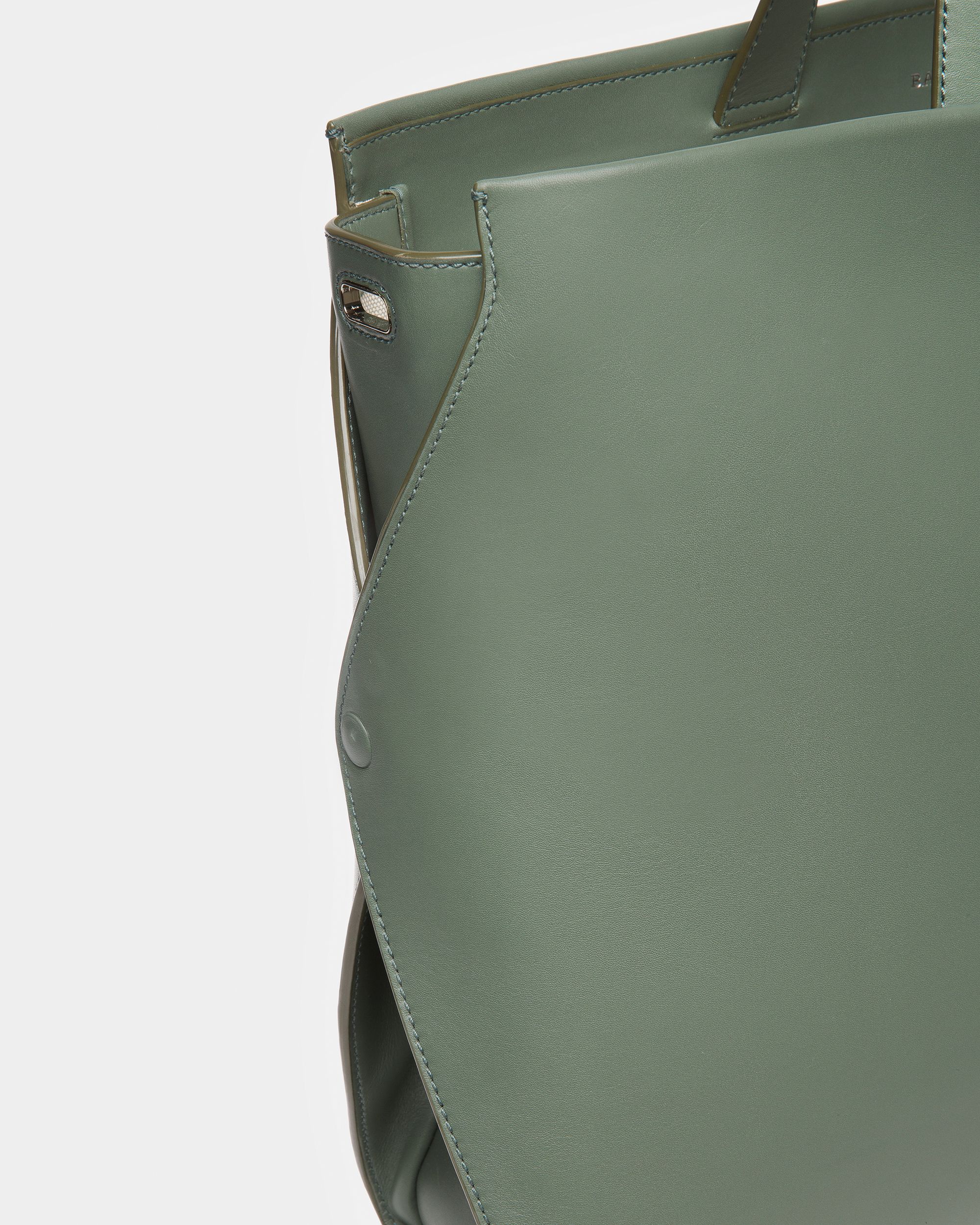 Arbona Sac Fourre-Tout En Cuir Sauge - Homme - Bally - 06