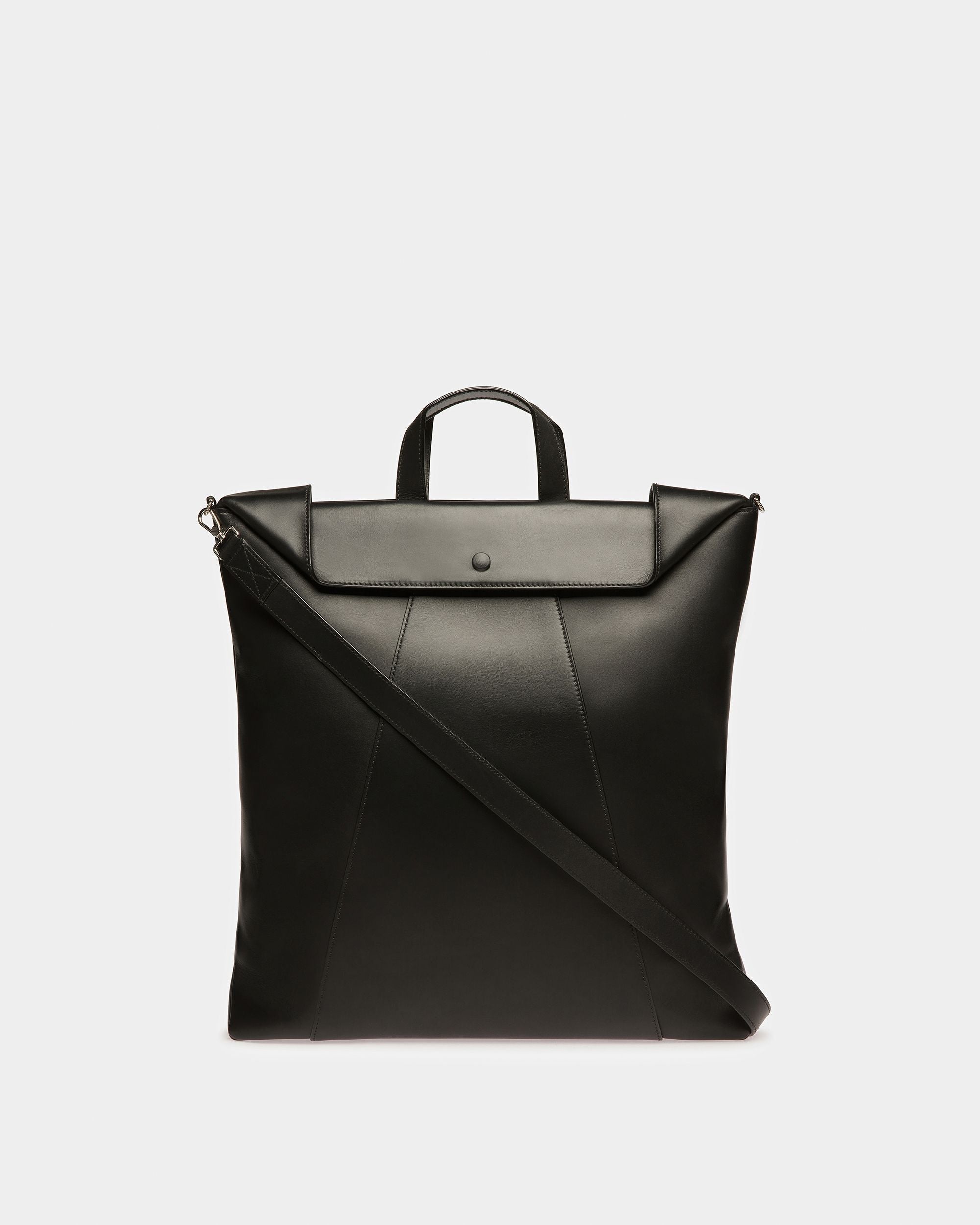 Ashy Fourre-Tout En Cuir Noir - Homme - Bally - 03