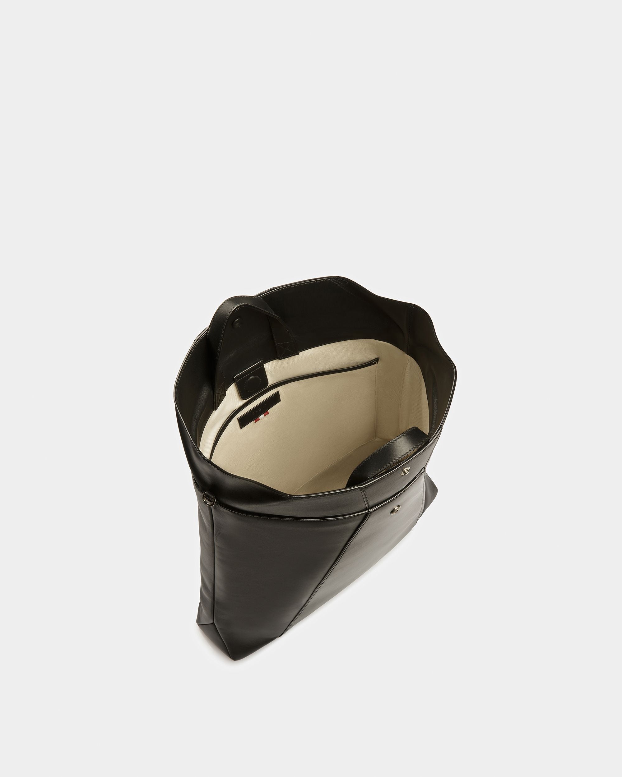 Ashy Fourre-Tout En Cuir Noir - Homme - Bally - 04
