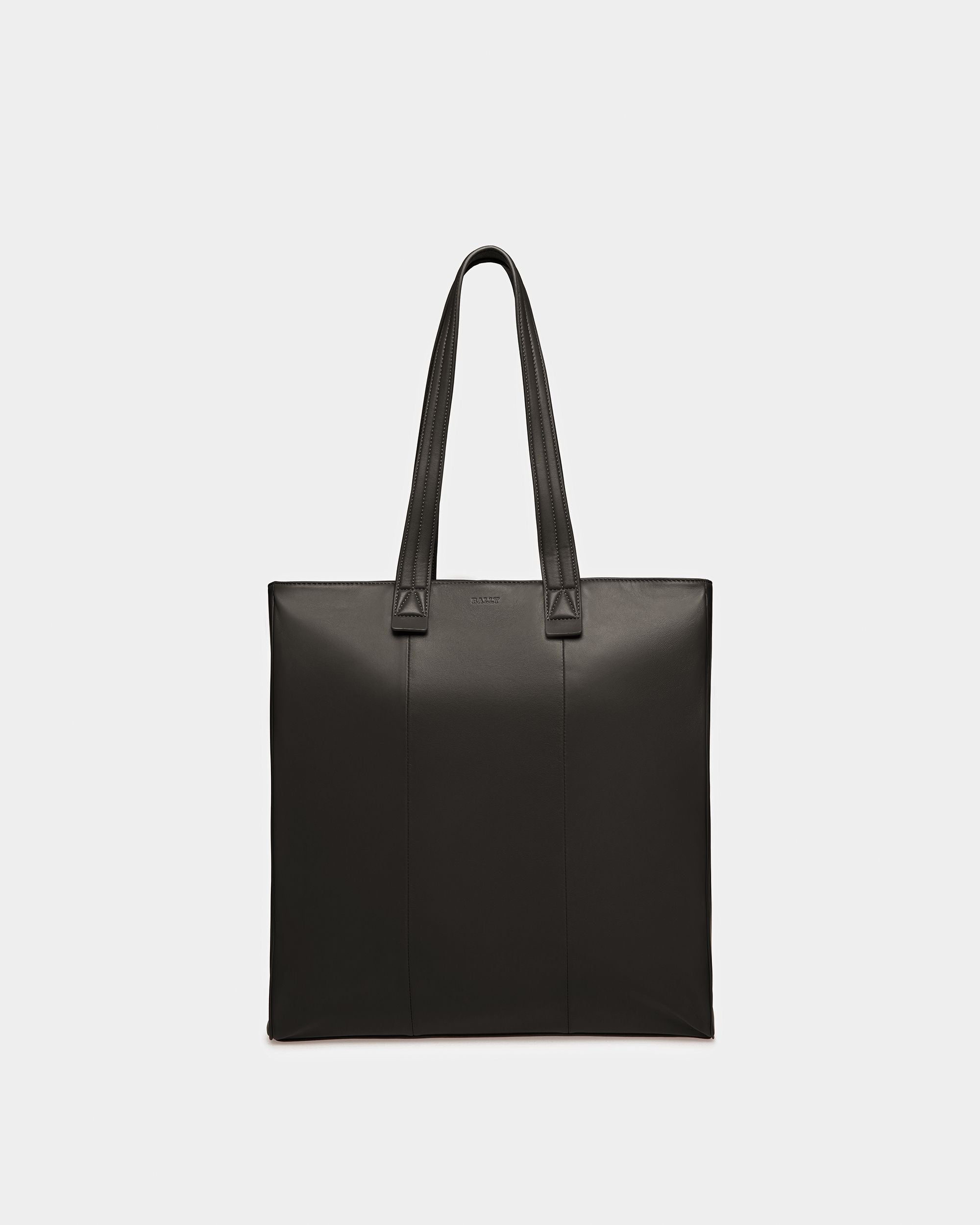 Arienn Fourre-Tout En Cuir Noir - Homme - Bally - 01