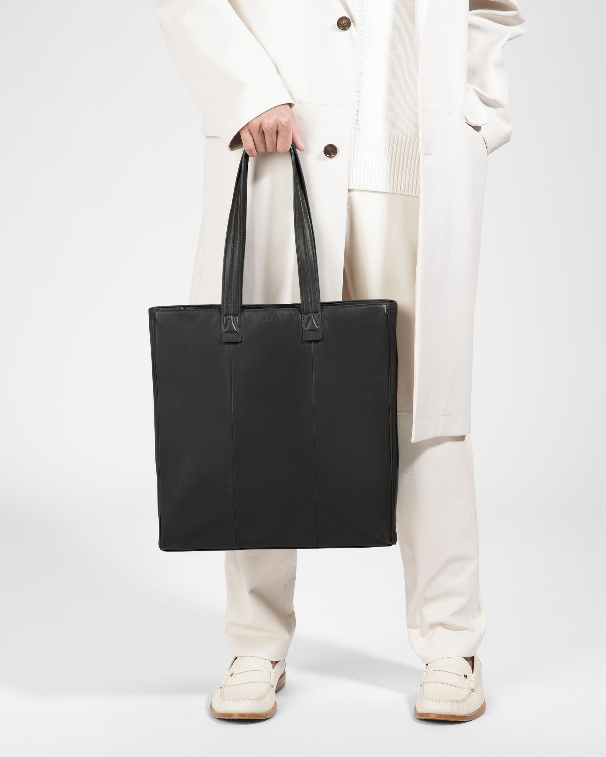 Arienn Fourre-Tout En Cuir Noir - Homme - Bally - 07