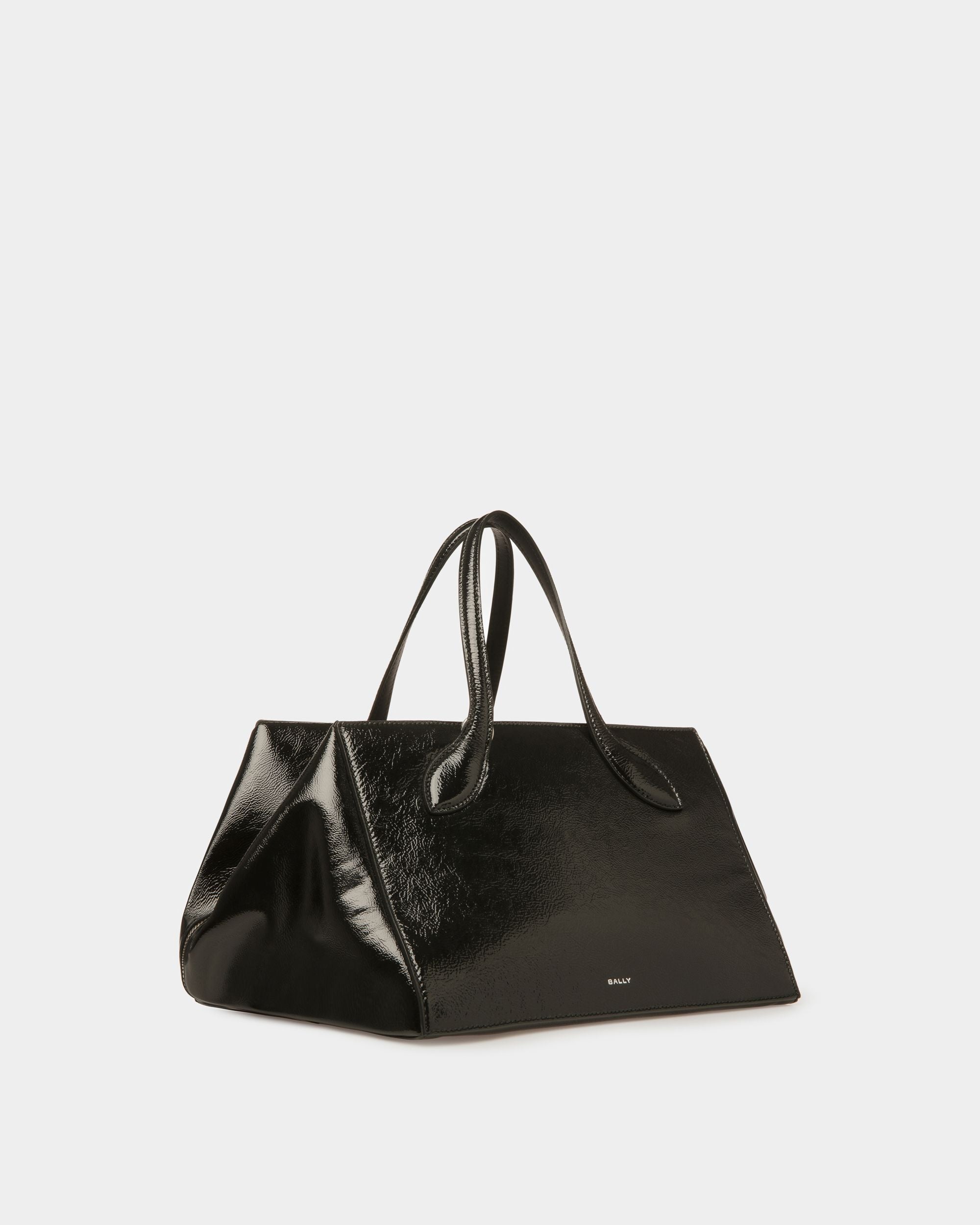 Sac À Bandoulière Cal En Cuir Noir - Homme - Bally - 04