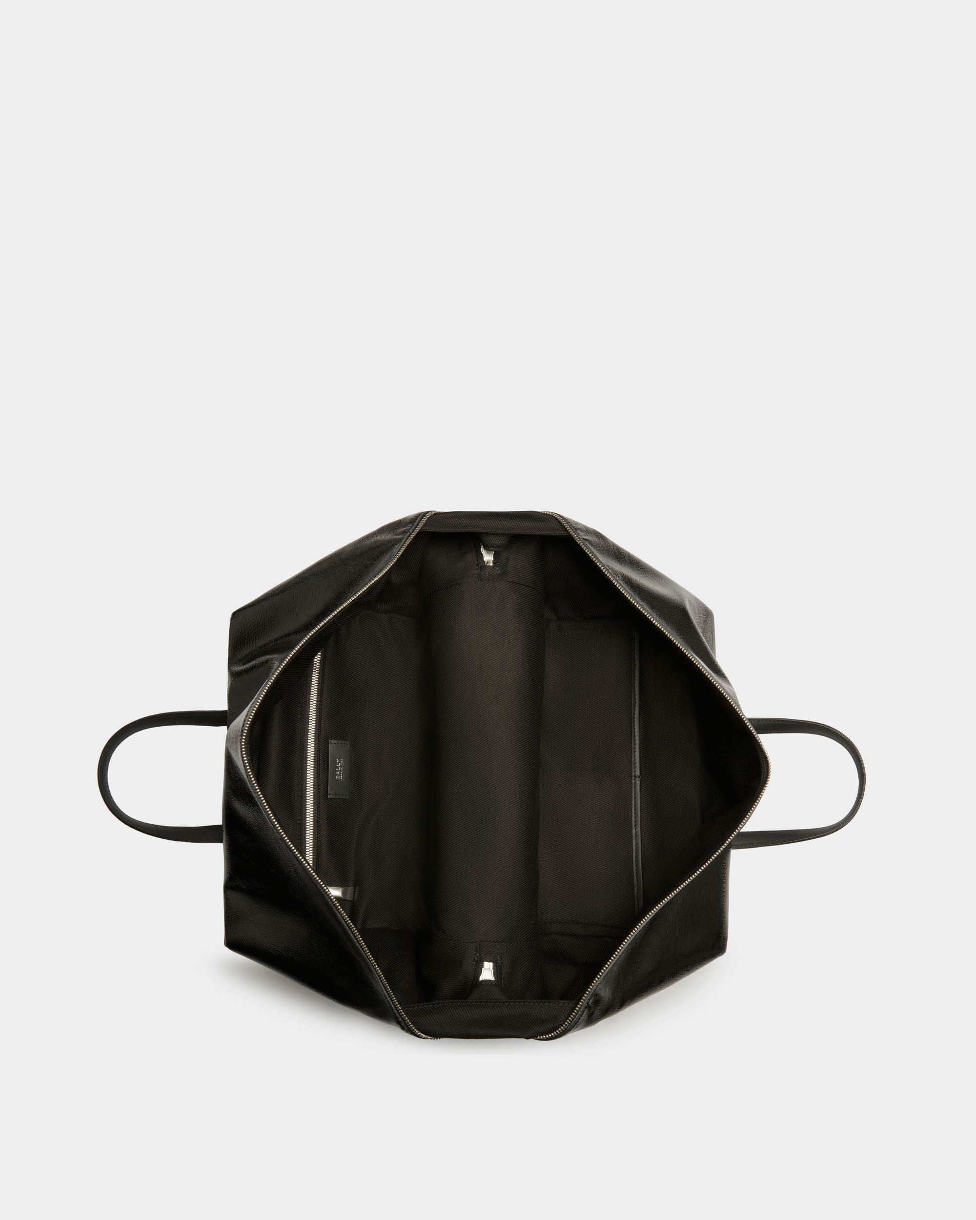 Sac À Bandoulière Cal En Cuir Noir - Homme - Bally - 05