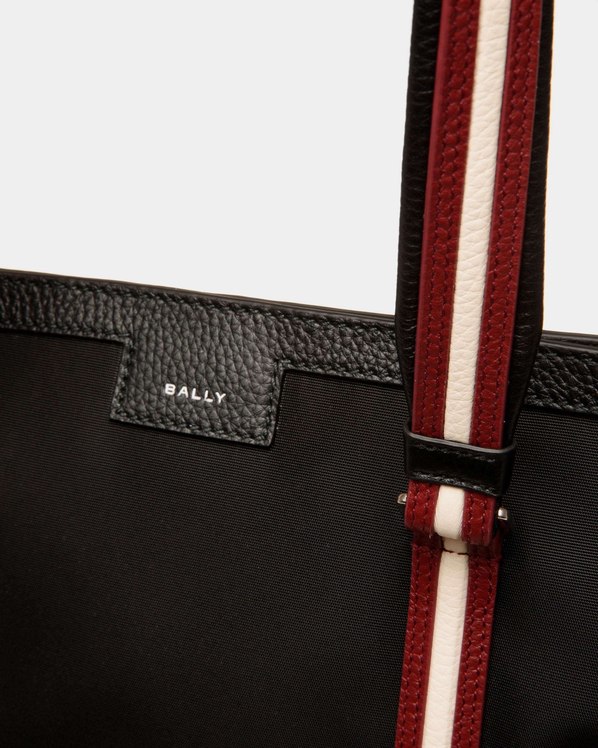 Cabas Code En Nylon Noir - Homme - Bally - 05