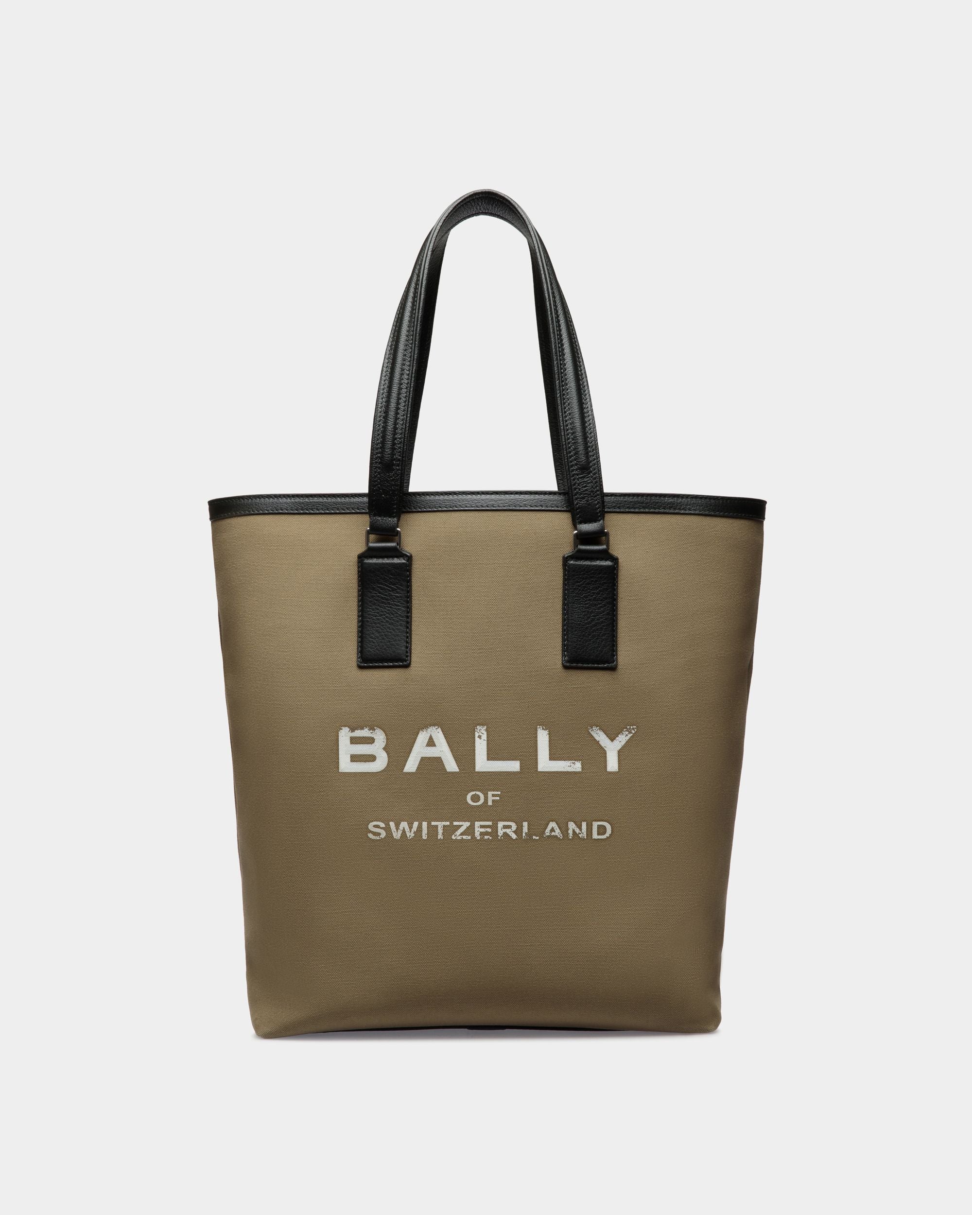 Sac Cabas Arkle En Toile Kaki - Homme - Bally - 01