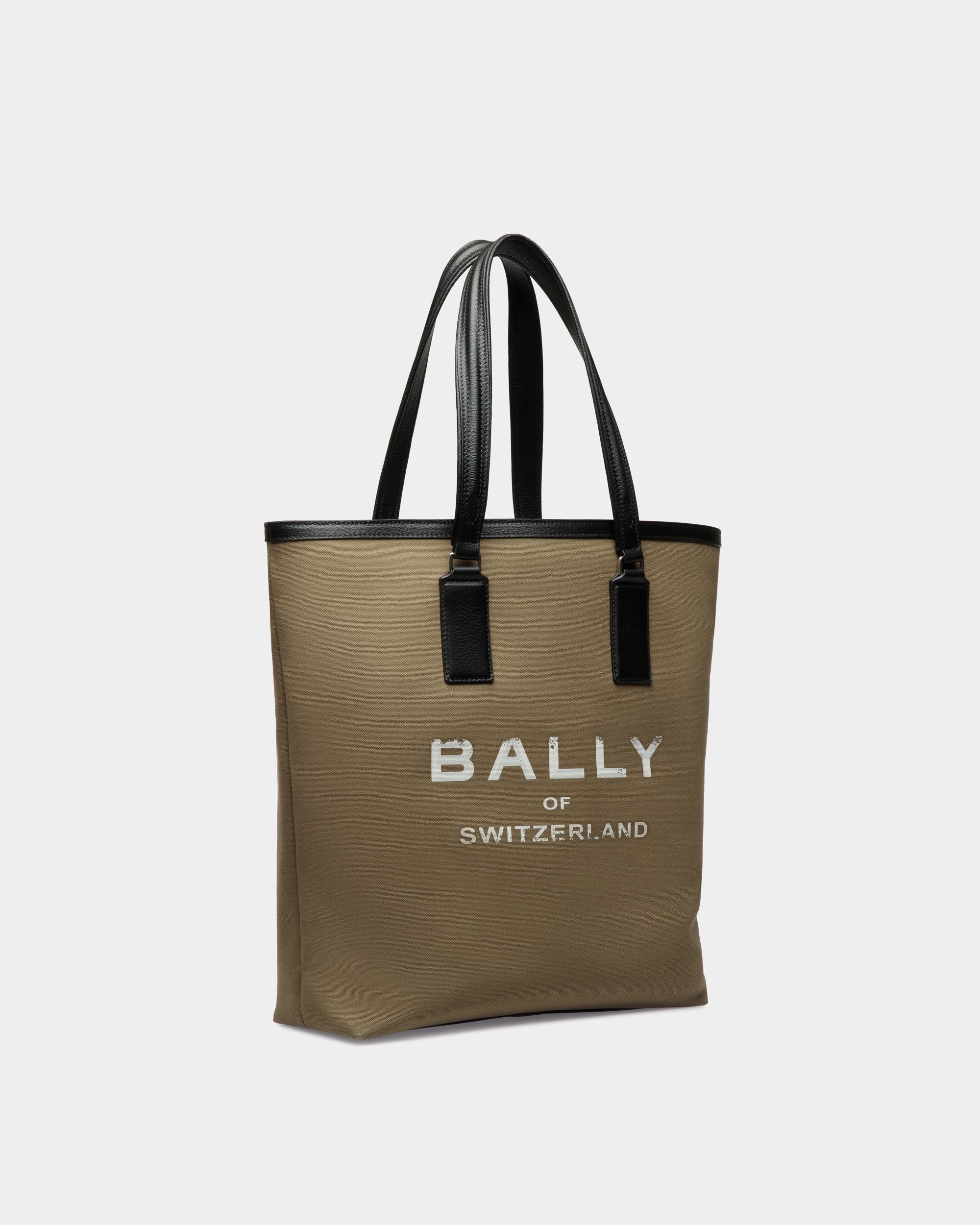 Sac Cabas Arkle En Toile Kaki - Homme - Bally - 03