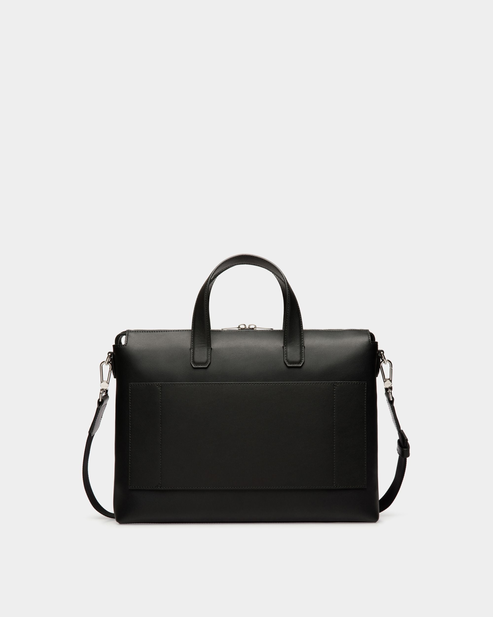 Cartable En Cuir Noir - Homme - Bally - 02