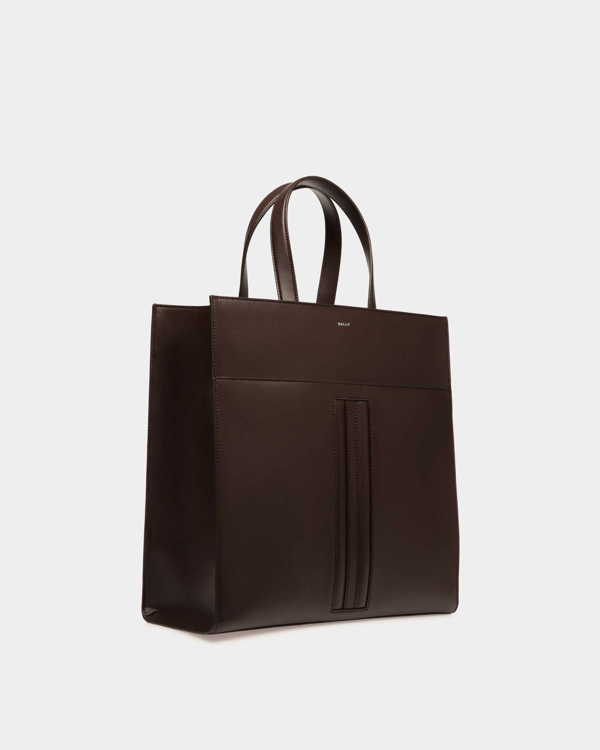 Cabas Mythos En Cuir Recyclé Ebano - Homme - Bally - 04
