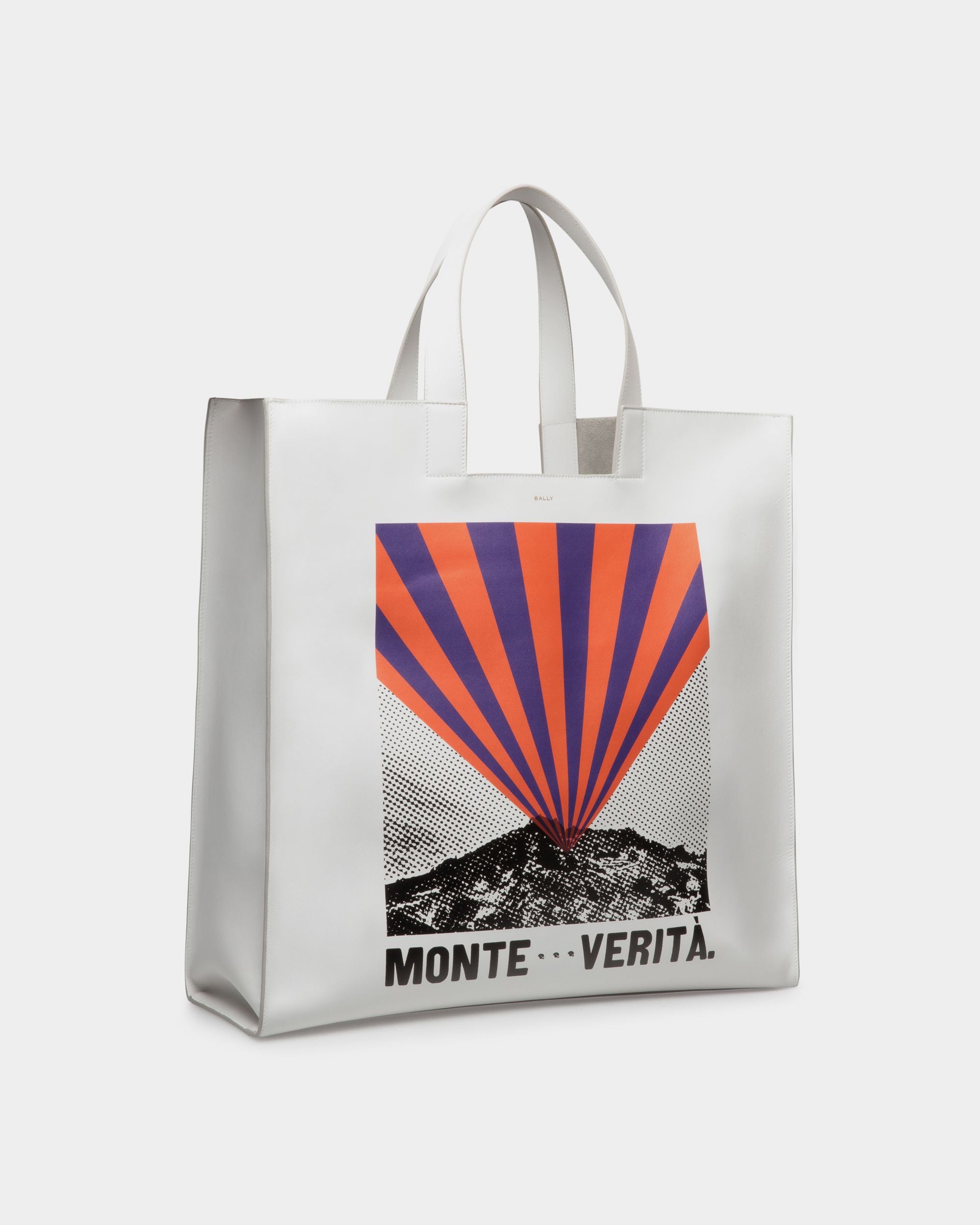 Sac Cabas Easy Bally En Cuir Imprimé Monte Verità - Homme - Bally - 03
