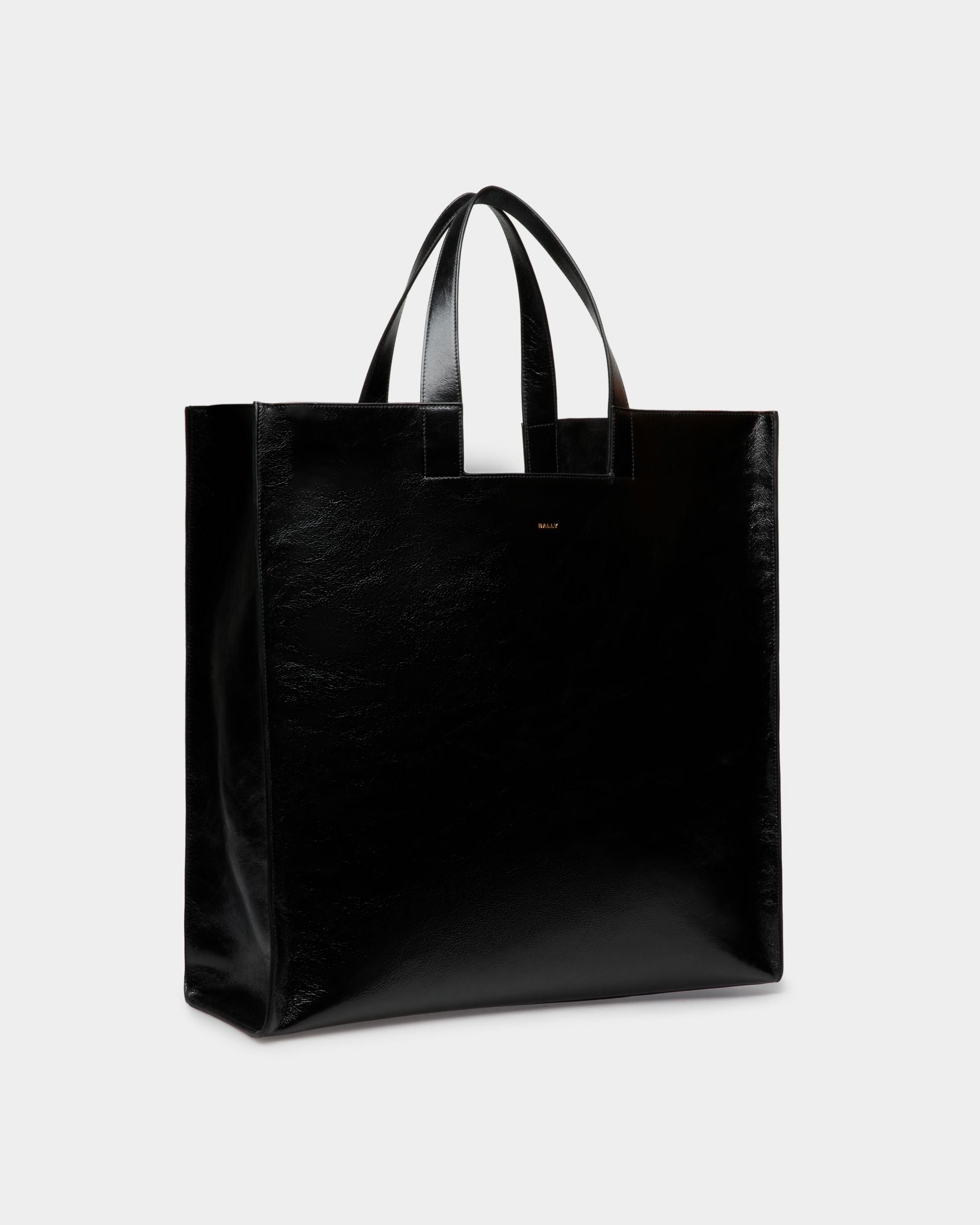 Sac Cabas Easy Bally En Cuir Noir - Homme - Bally - 04