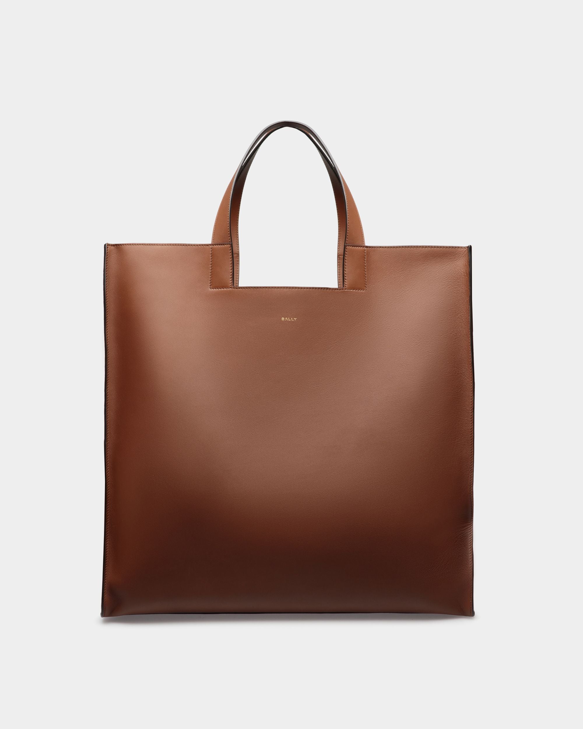 Sac Cabas Easy Bally En Cuir Marron - Homme - Bally - 01