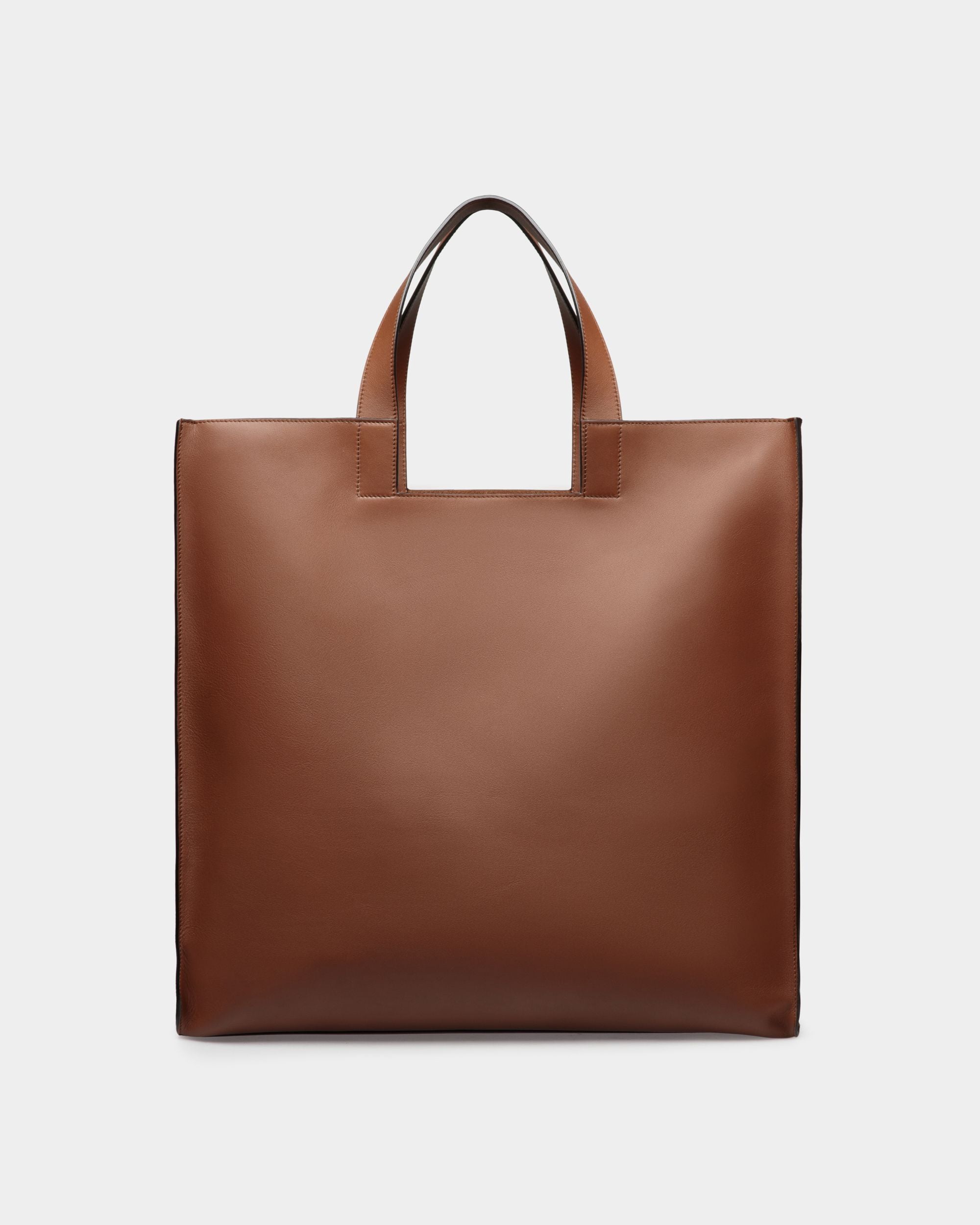 Sac Cabas Easy Bally En Cuir Marron - Homme - Bally - 03