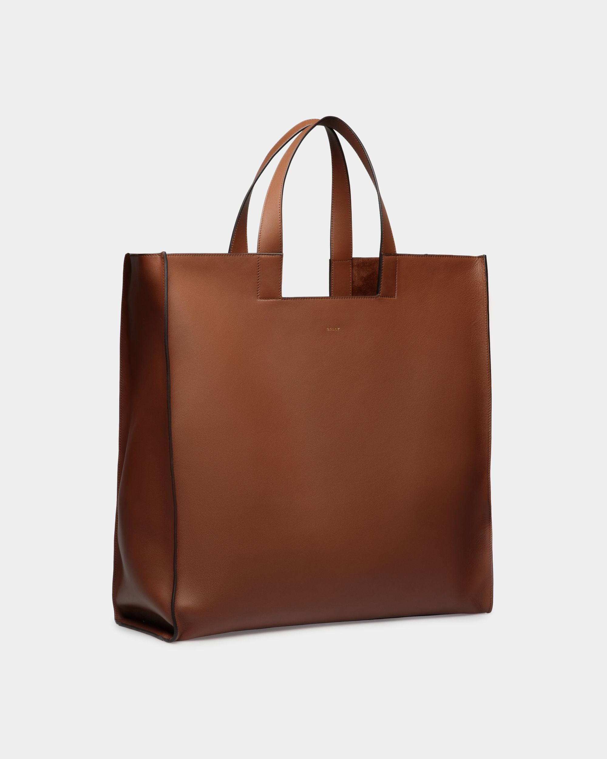Sac Cabas Easy Bally En Cuir Marron - Homme - Bally - 04