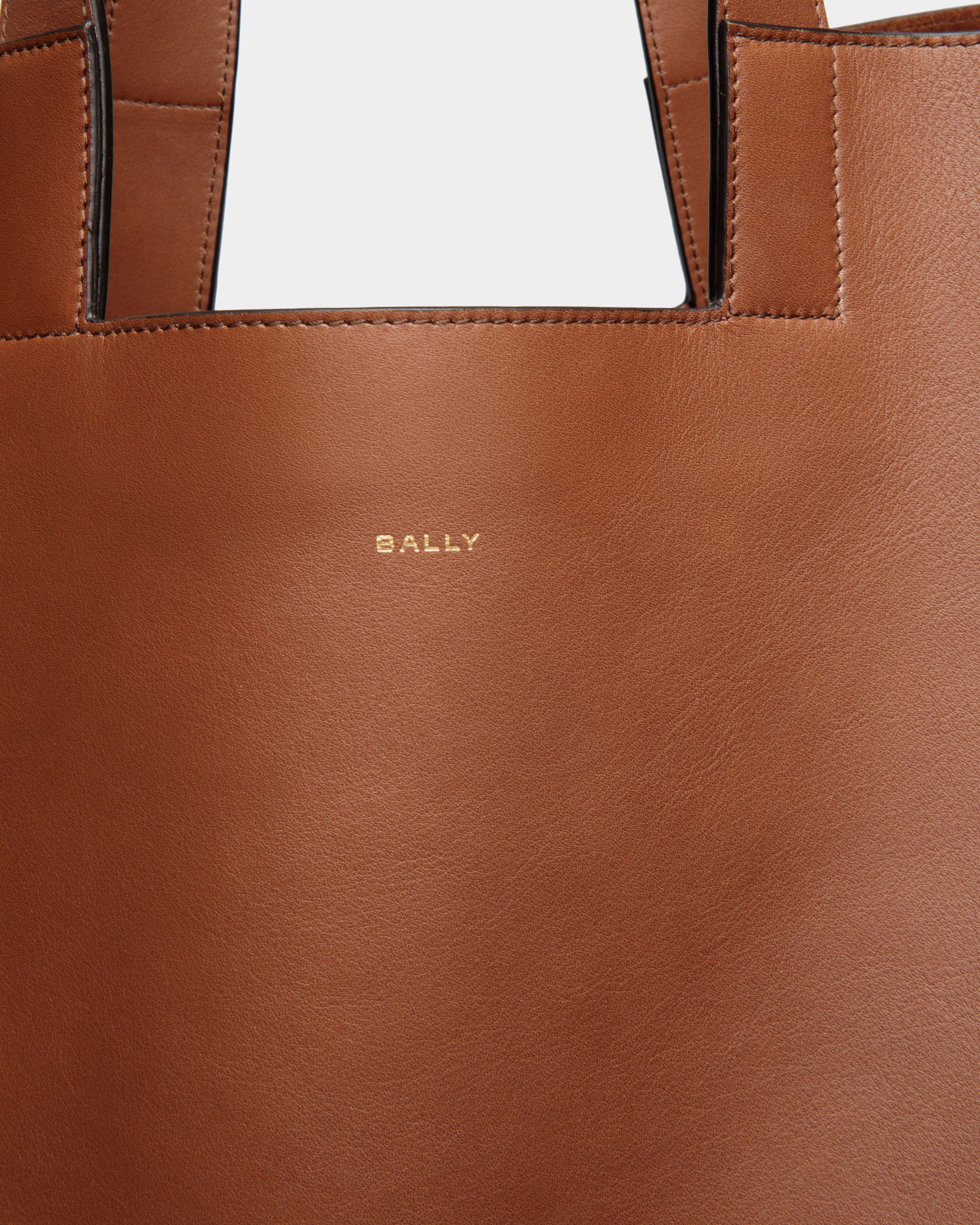 Sac Cabas Easy Bally En Cuir Marron - Homme - Bally - 06