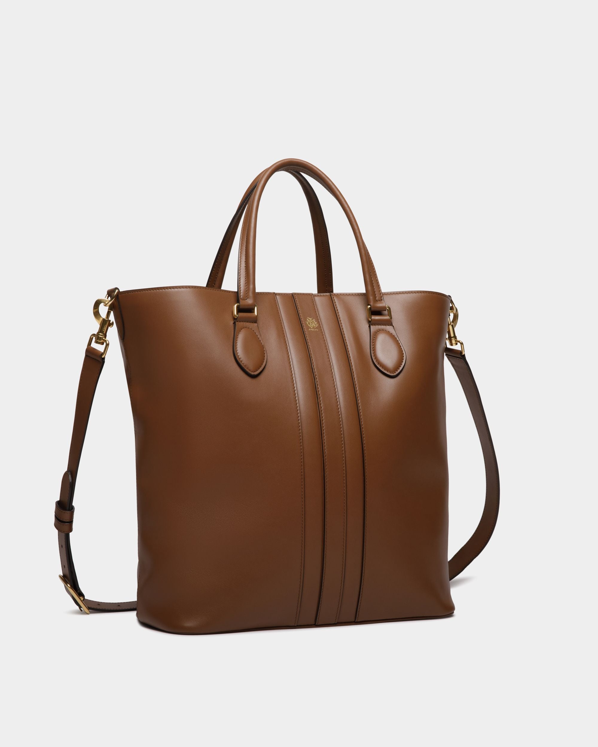 Sac Cabas Beckett En Cuir Marron - Homme - Bally - 03