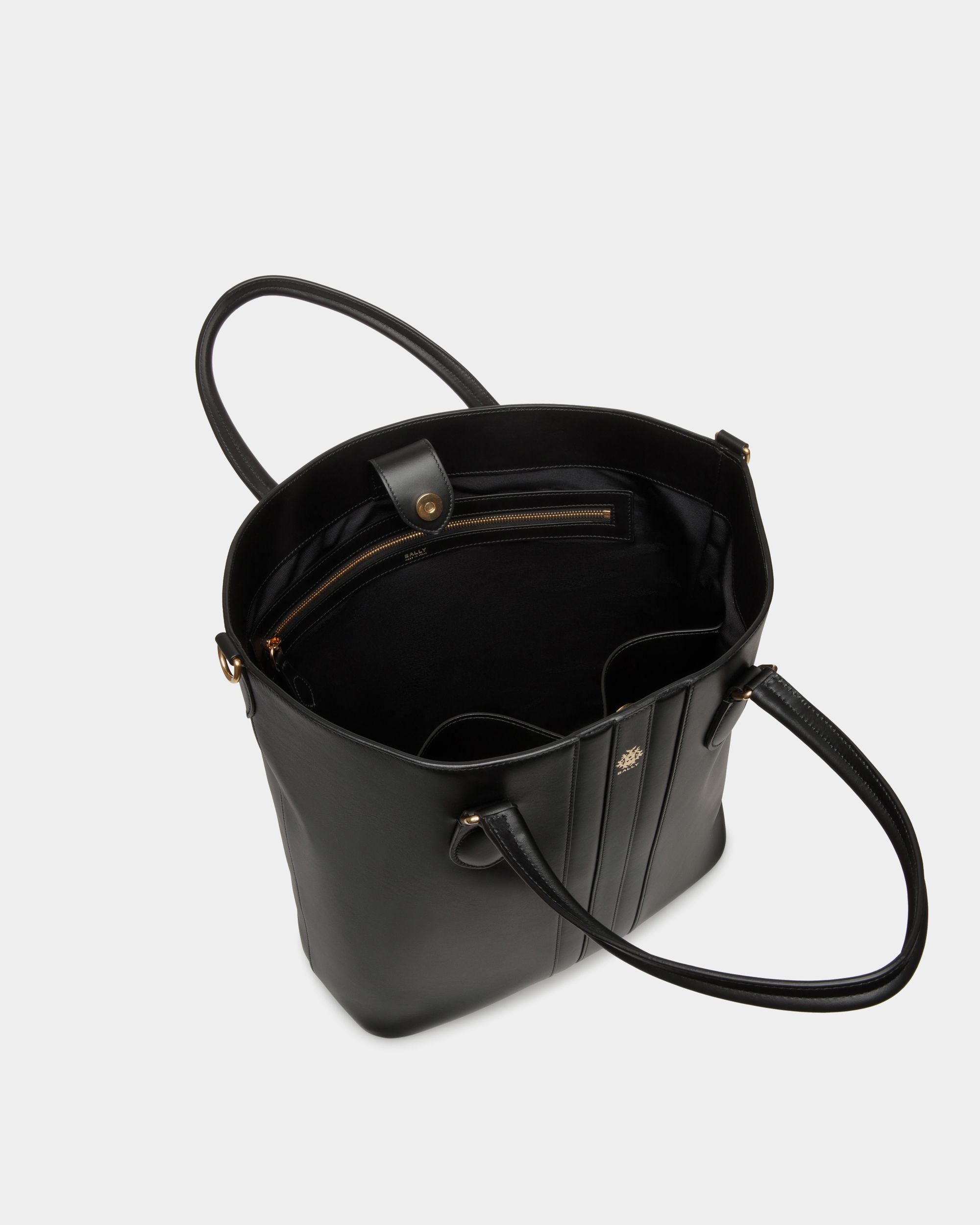Beckett Tote In Black Leather - Homme - Bally - 04