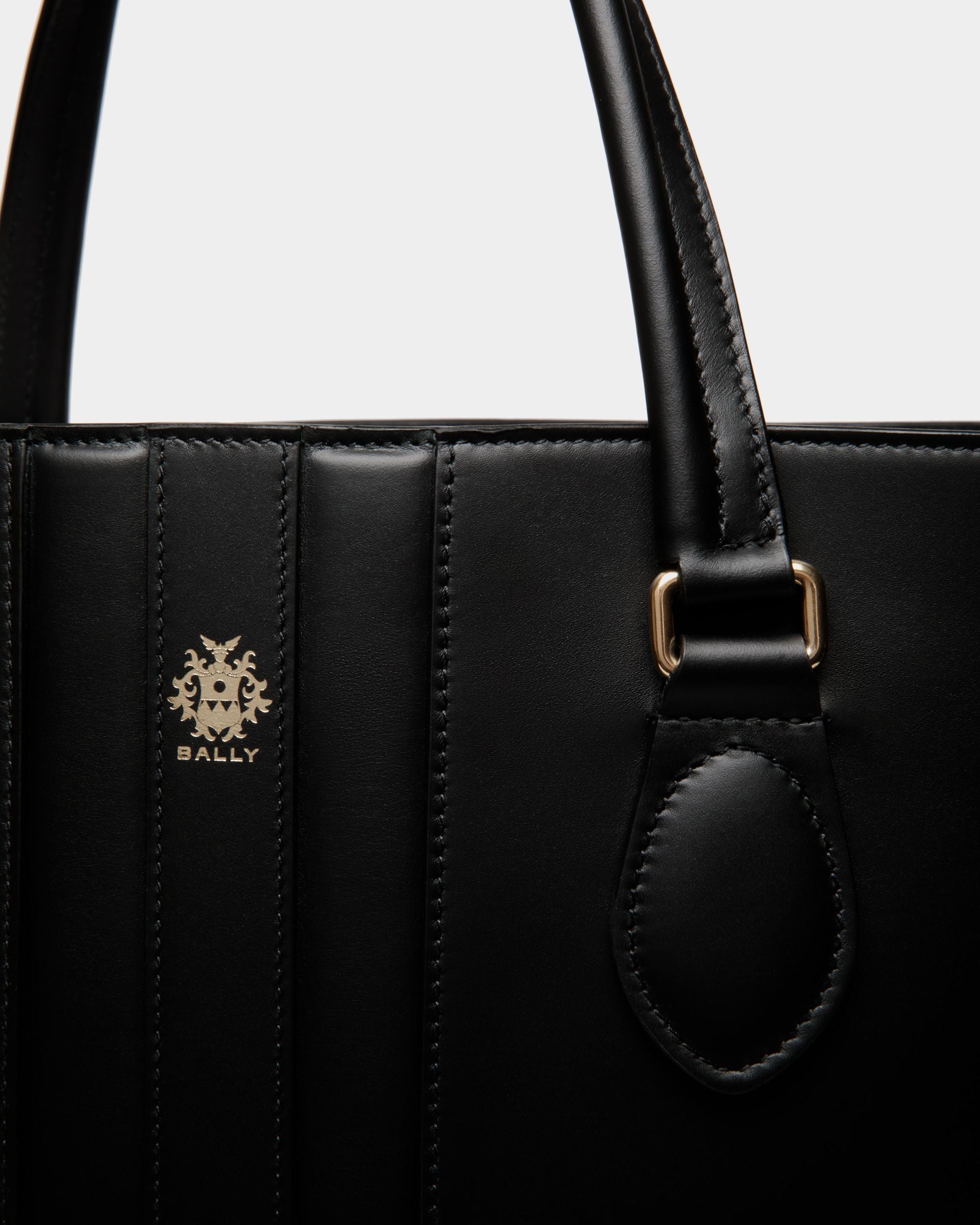 Beckett Tote In Black Leather - Homme - Bally - 05