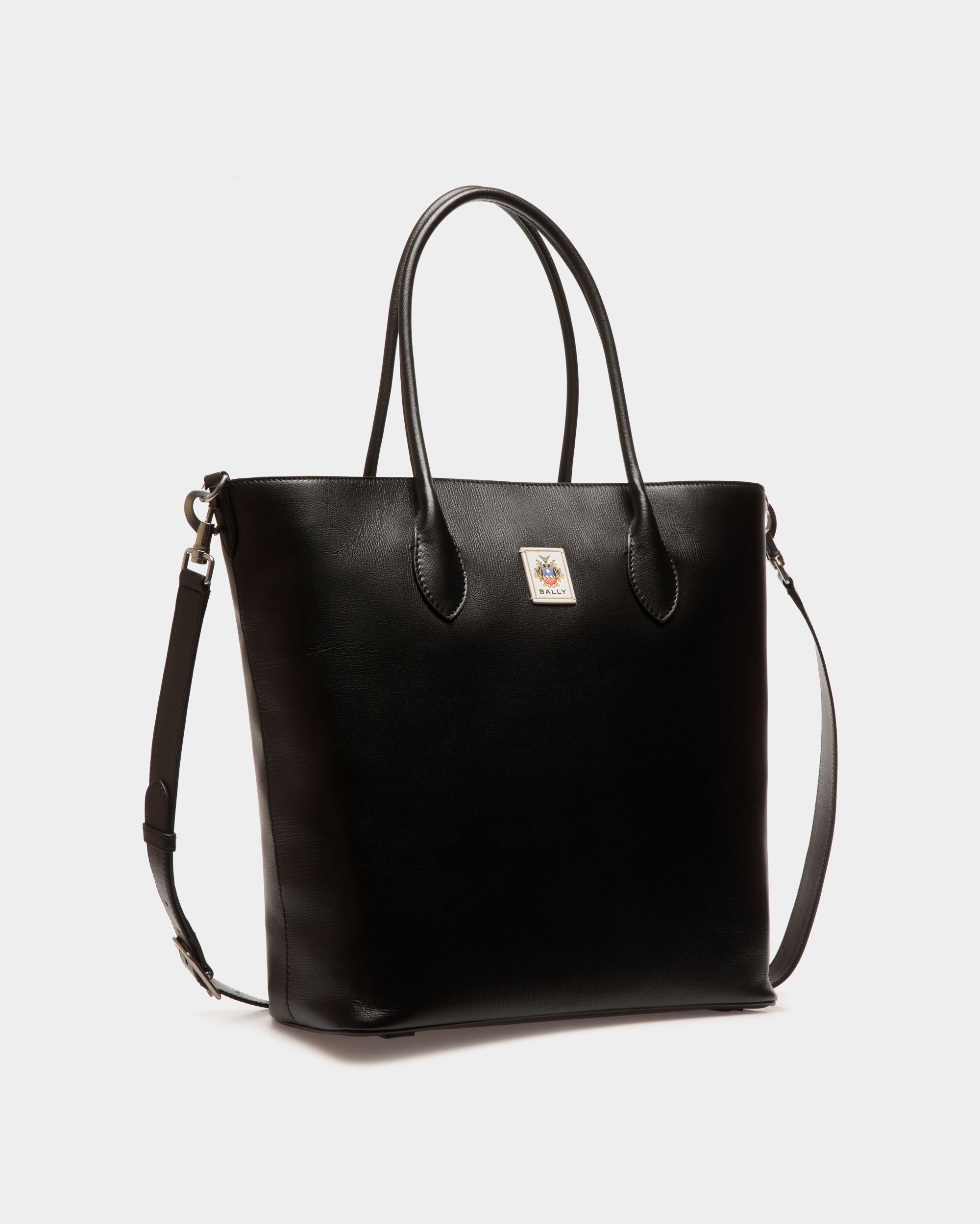 Sac Cabas Easy Bally En Cuir Noir - Homme - Bally - 04